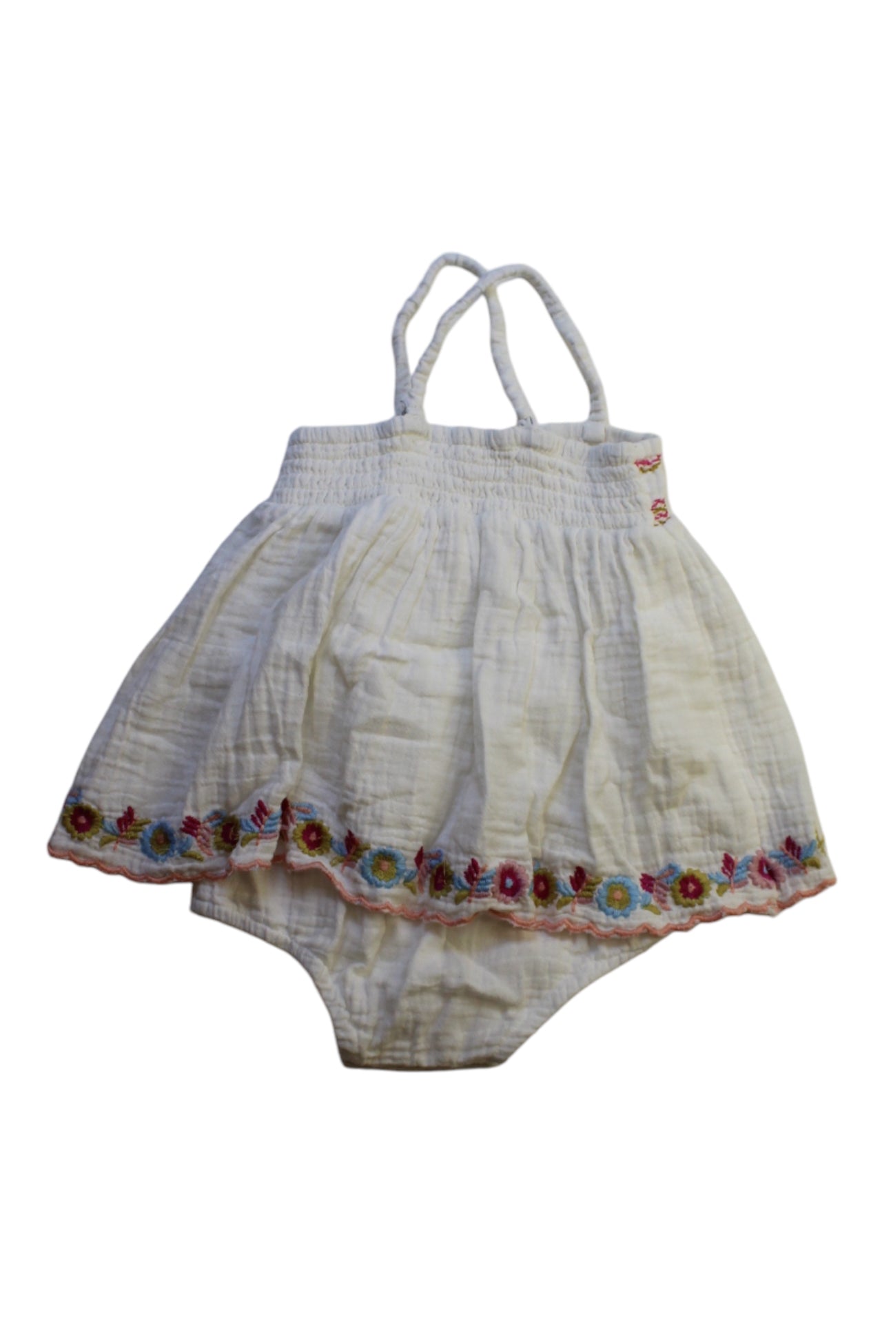 Louise Misha Embroidered Romper 3-6M、mySite、g9winljtr
