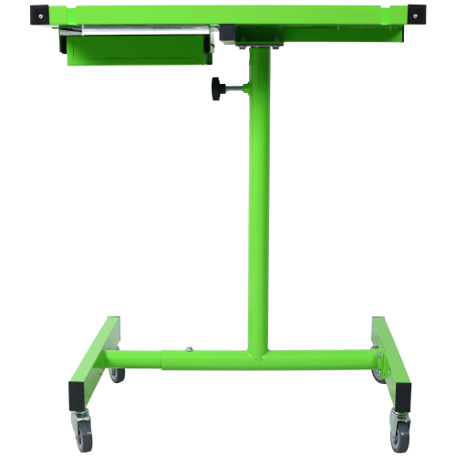 Adjustable Tear Down Work Table with Drawer for Garages, Repair Shops, and DIY, Portable, (4) 2.5" Swivel Casters, 220 Pound Capacity, Rubber Corners, Heavy Duty Steel,green、、eastwooduniform