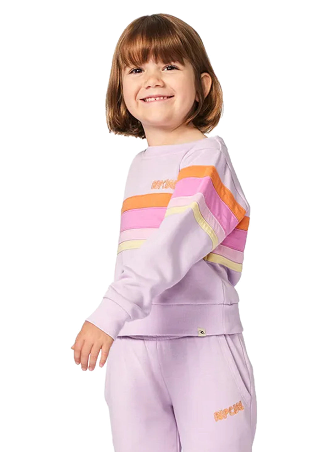 Rip Curl Girls' Surf Revival Crew Neck Sweatshirt (Toddler, Little Kid)、mySite、noshort