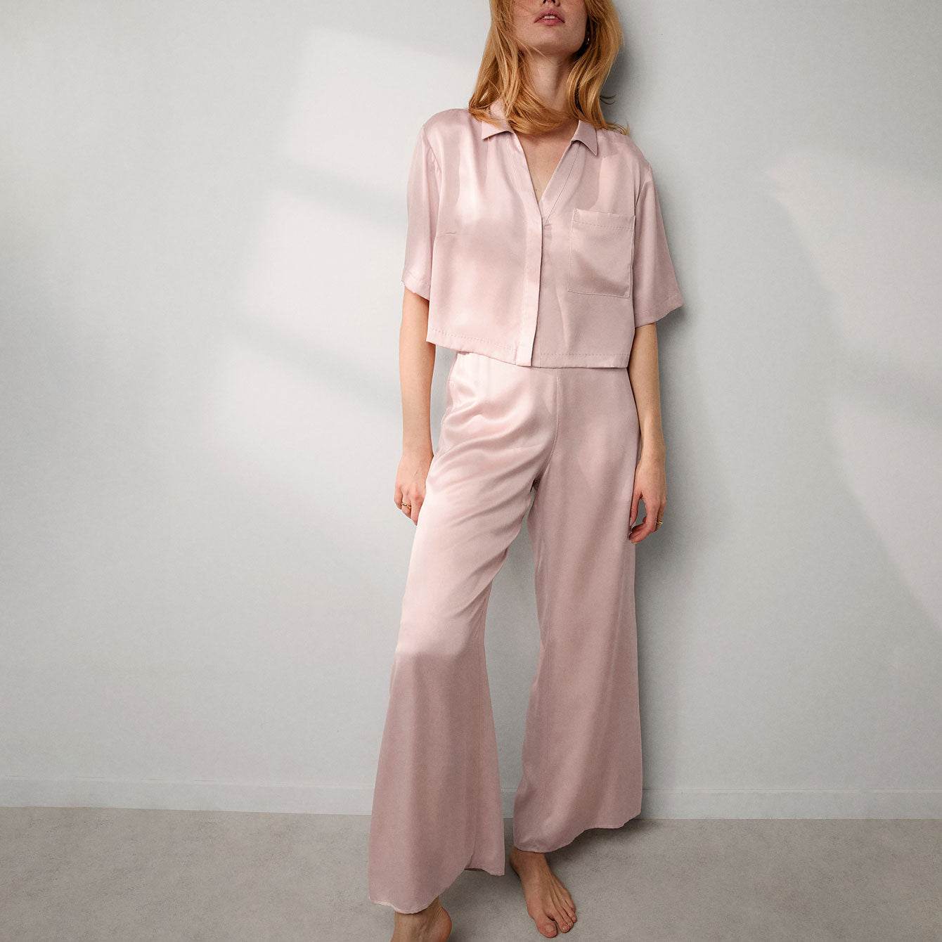 Washable Silk High Rise Pant Set、mySite、bengalsvssteelers