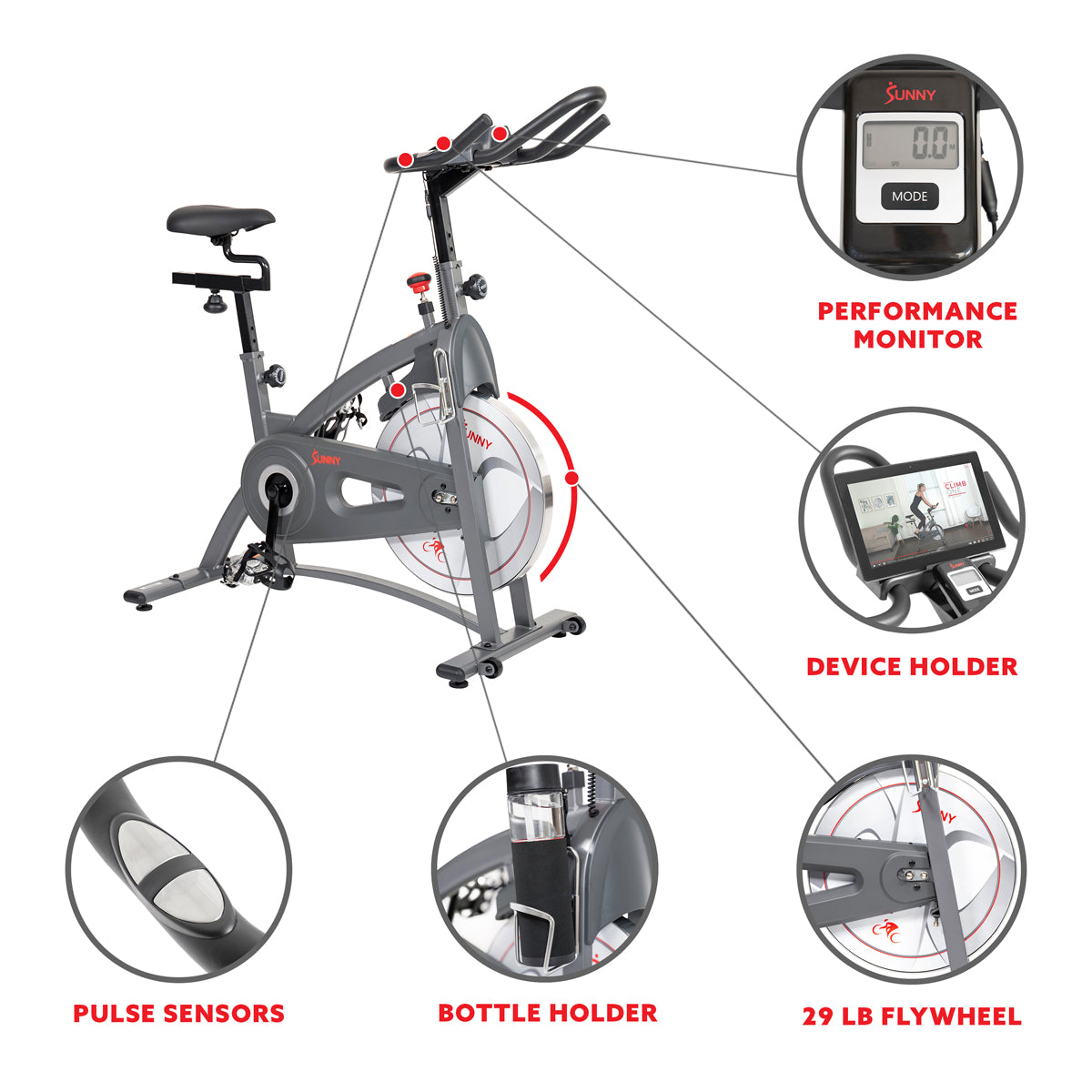  Endurance Belt Drive Magnetic Indoor Exercise Cycle Bike、mySite、ghnorth