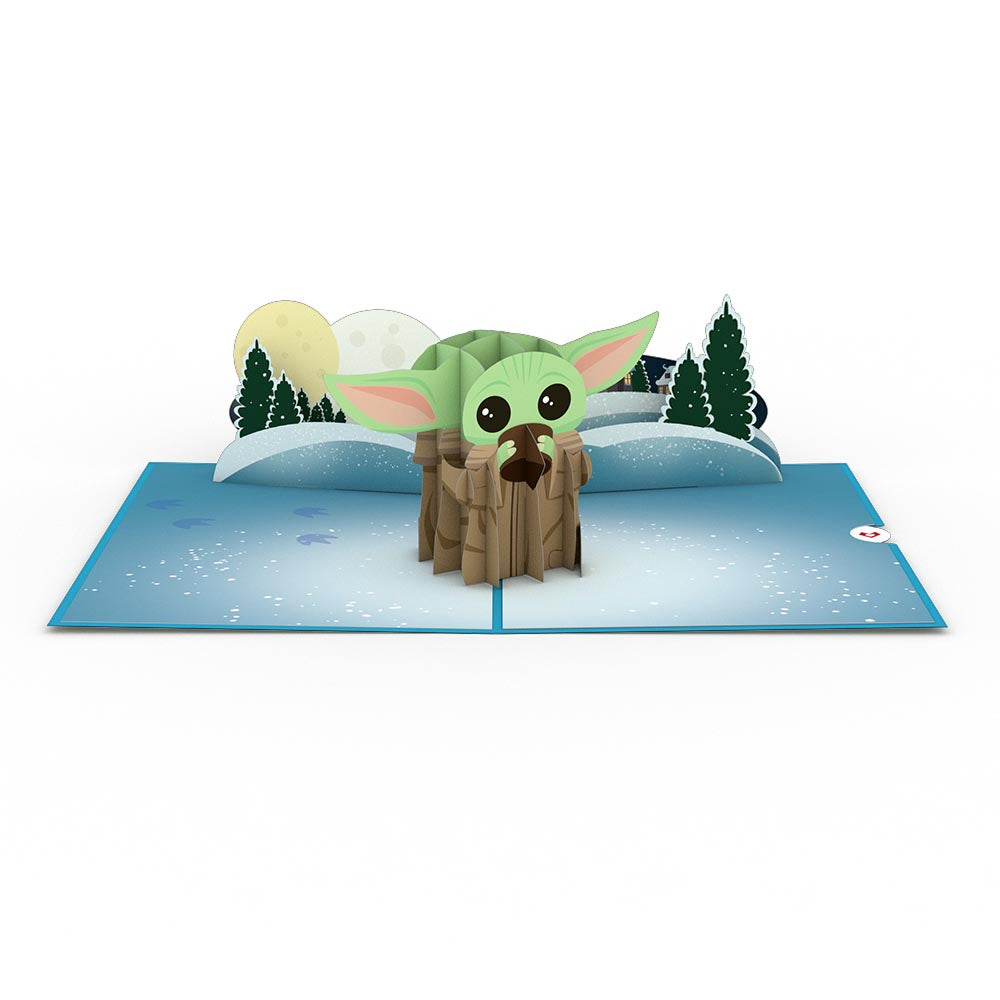 Star Wars™ The Mandalorian™ The Child: Warm Holiday Wishes Pop-Up Card、mySite、solidvoid