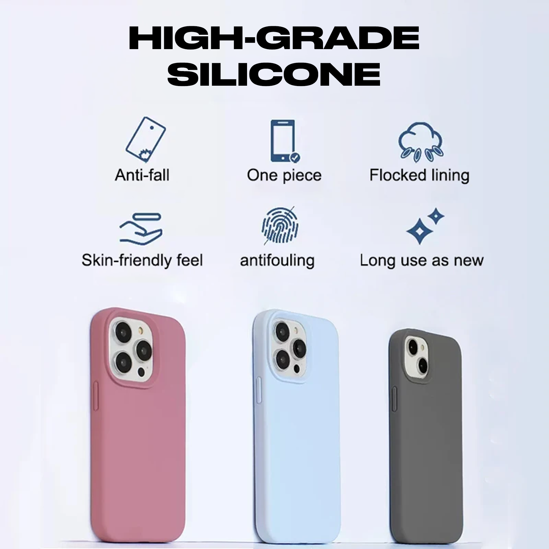 Silicone Case for iPhone、mySite、fannypackpong