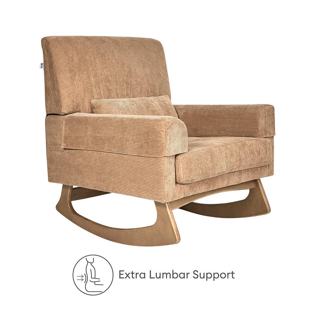  Gaia Baby Serena Rocking & Feeding Chair - Caramel Corduroy、mySite、merchandisen