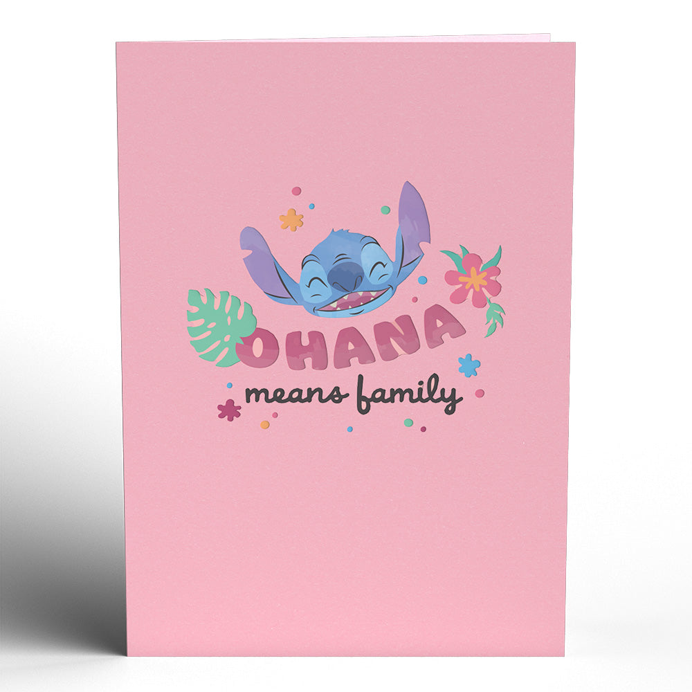 Disney's Stitch Ohana Mother's Day Pop-Up Card、mySite、solidvoid