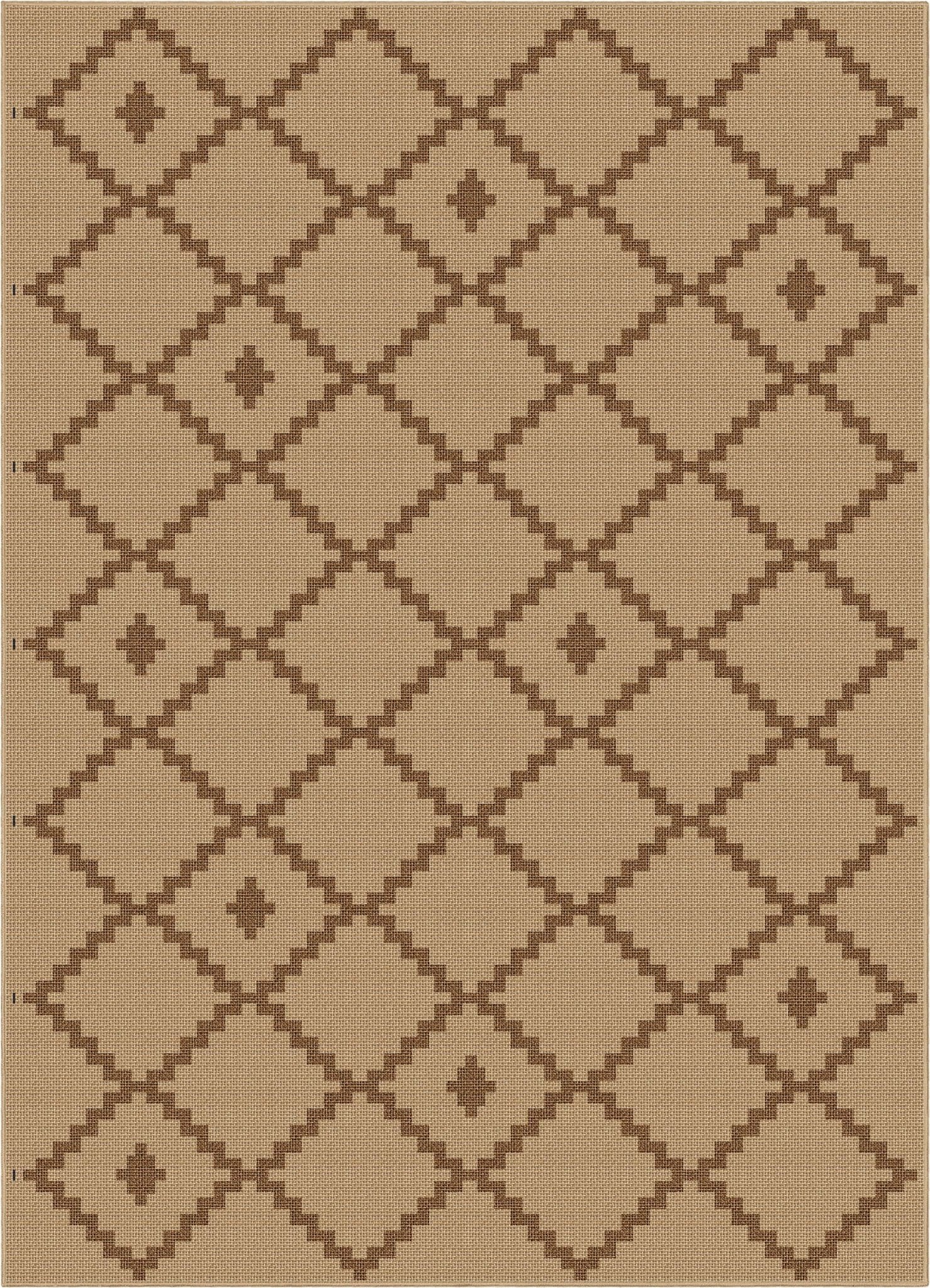 Faux-Jute Akita Moroccan Lattice Flatweave Rug、mySite、gigharbornorthrealestate