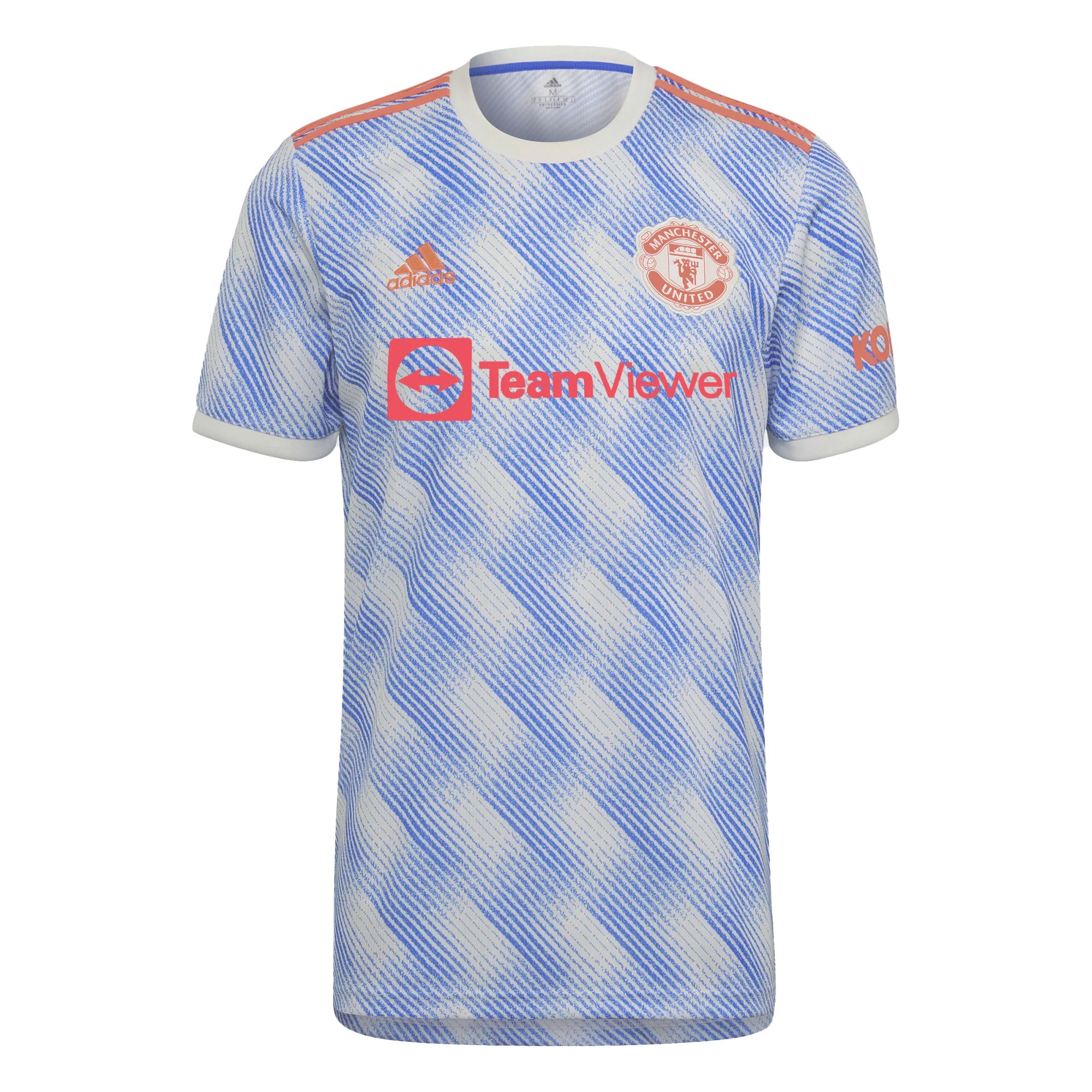 adidas Men's Manchester United 2021/22 Away Jersey Cloud White、mySite、noshort