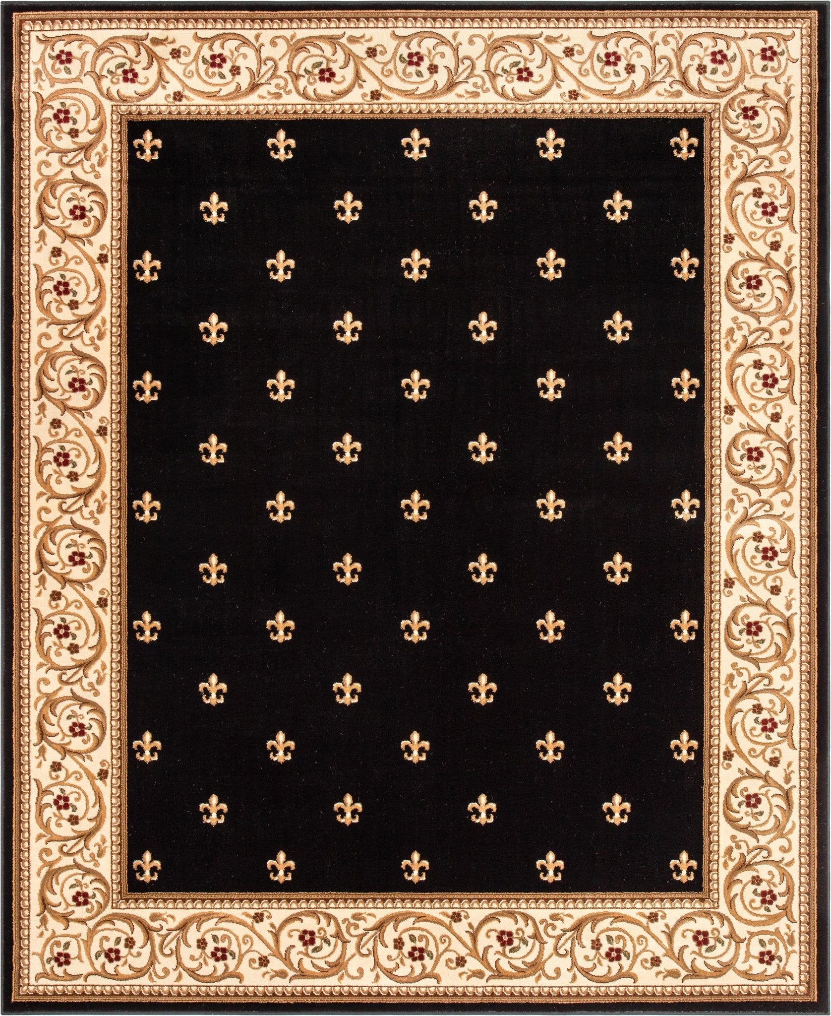Fleur de Lis Elegance Easy to Clean Rug、mySite、gigharbornorthrealestate