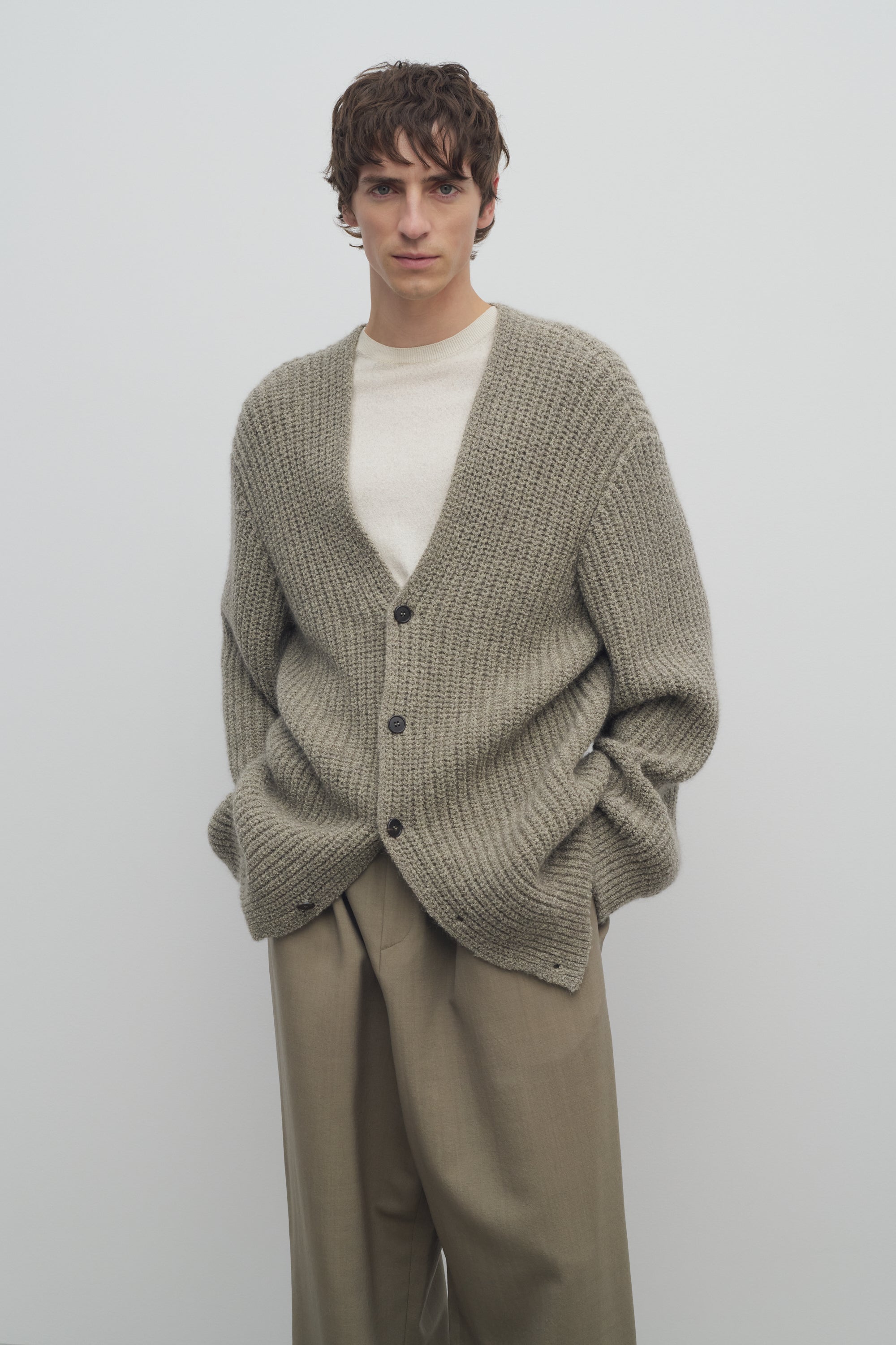 Gert Cardigan in Mohair and Silk、mySite、aoinhome