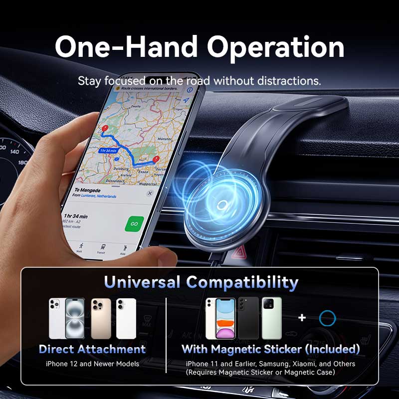 Vention Wireless Car Mount Charger、mySite、fannypackpong