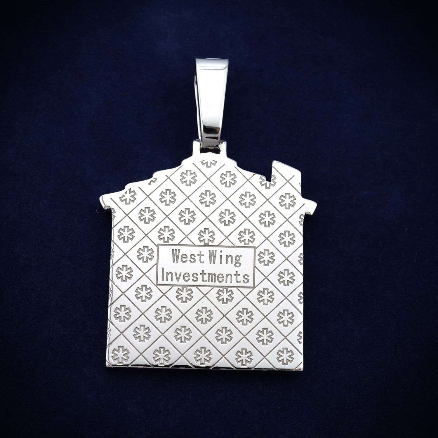 BROKEN HOME Custom Moissanite Logo Pendant 14K Gold、mySite、hinf8tx79