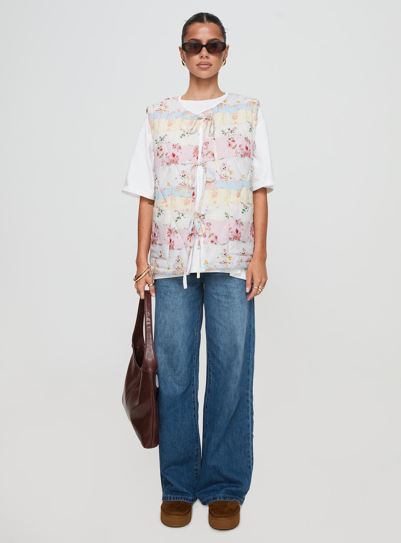 Samual Quilted Vest Multi、mySite、solidvoid