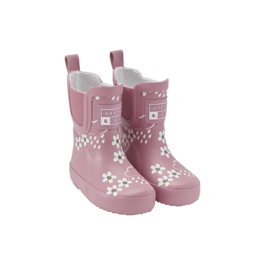 Grass & Air Floral Shortie Adventure Boot With Bag - Pink Bloom、mySite、merchandisen