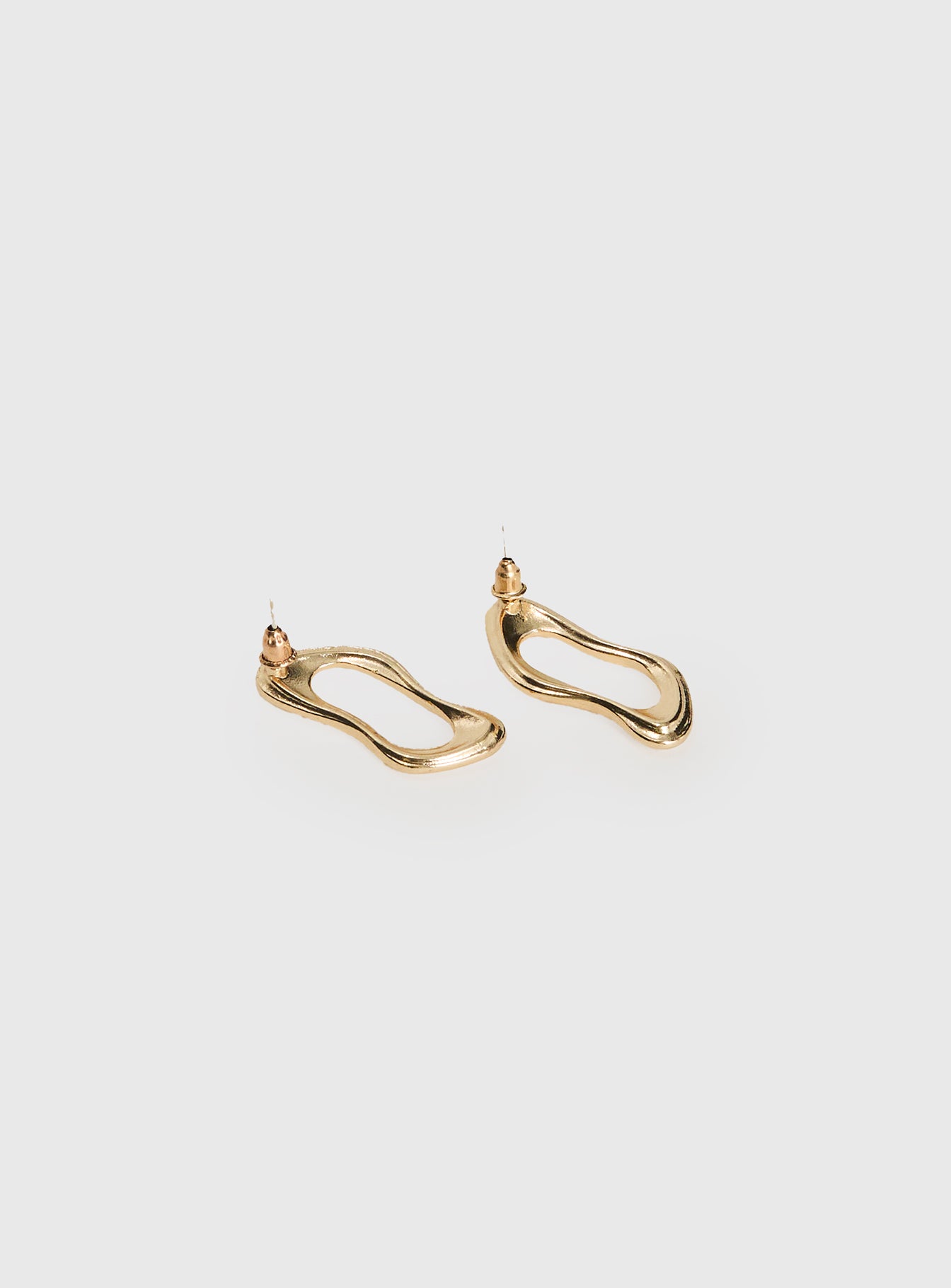 Novelle Earrings Gold、mySite、solidvoid
