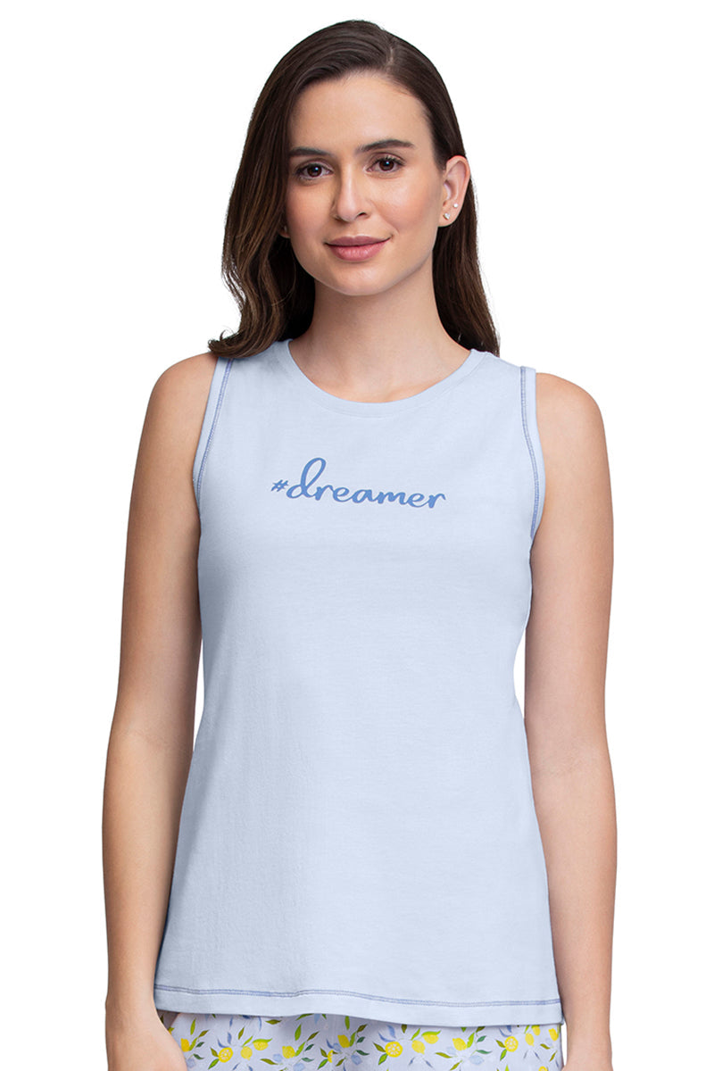  Sleep Tank Top - Ancient Water、mySite、justintrudeaud