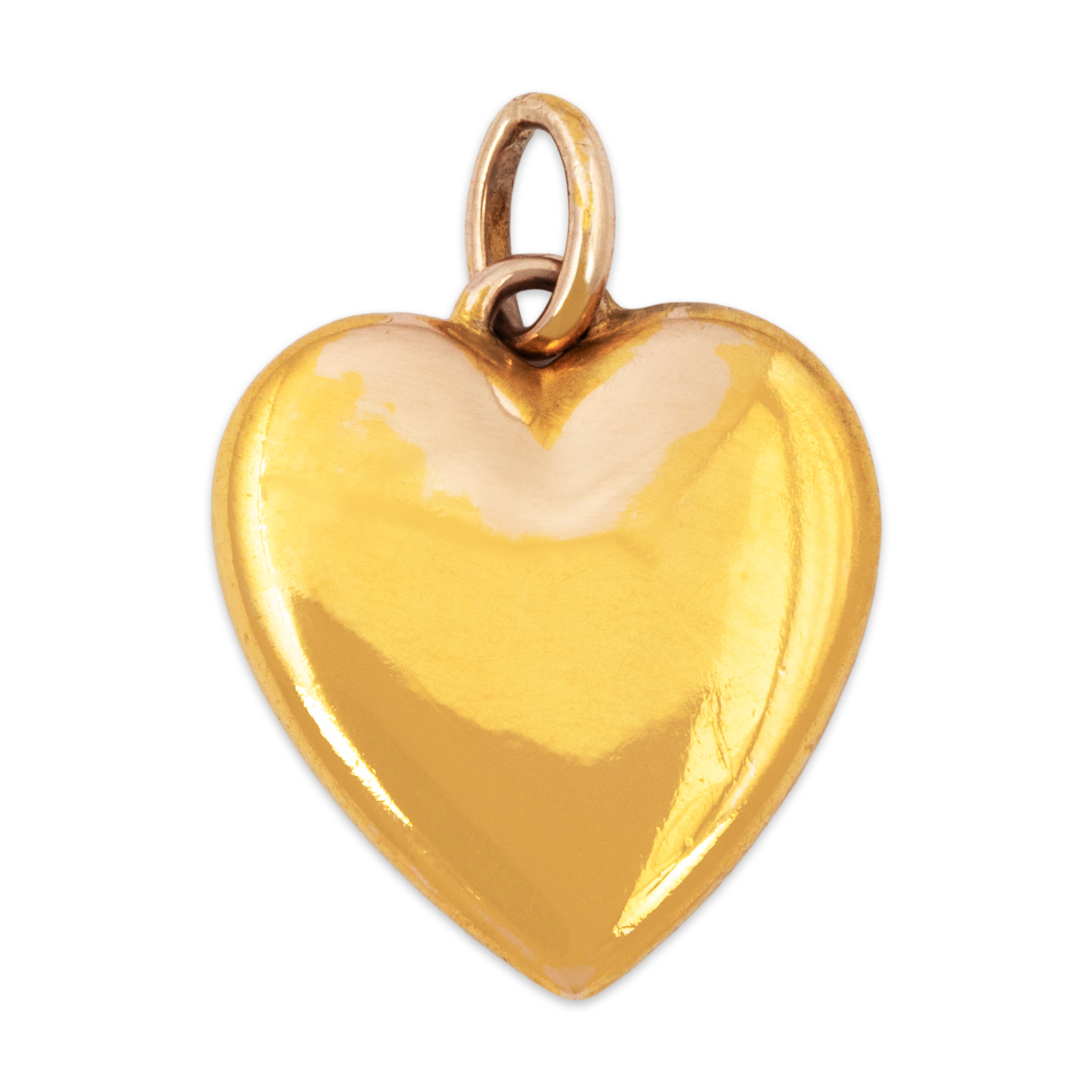 Antique Victorian 10k Yellow & Rose Gold Turquoise Star-Set Heart Pendant、mySite、hinf8tx79