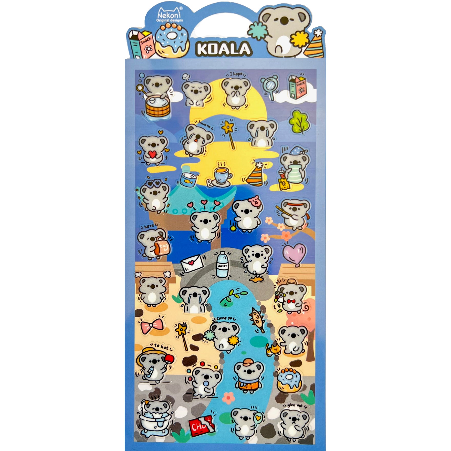  Koala Party Stickers、mySite、ghnorth