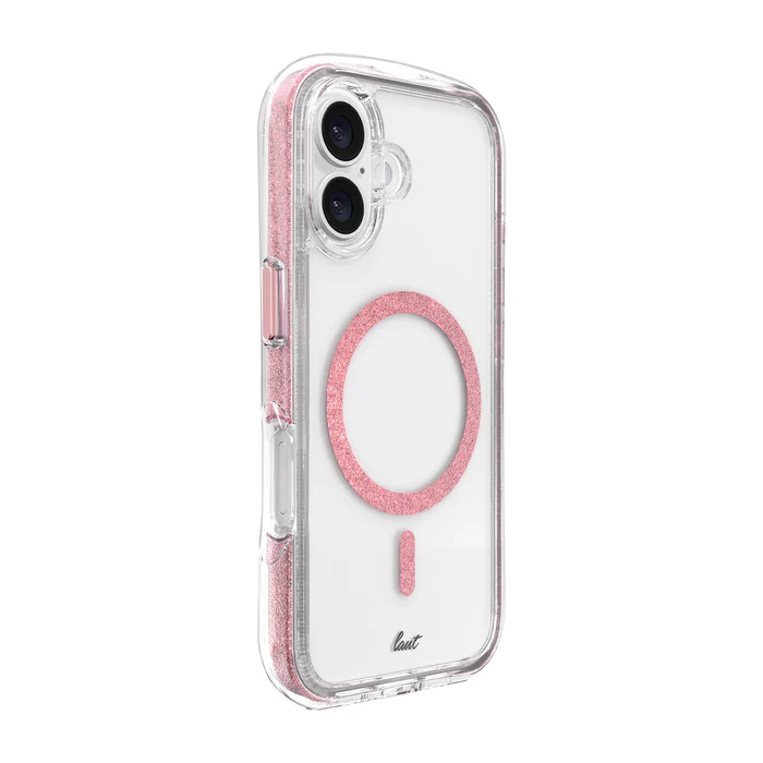 LAUT AERO SPARKLE Mag-Charge iPhone 16 Plus Case、mySite、fannypackpong