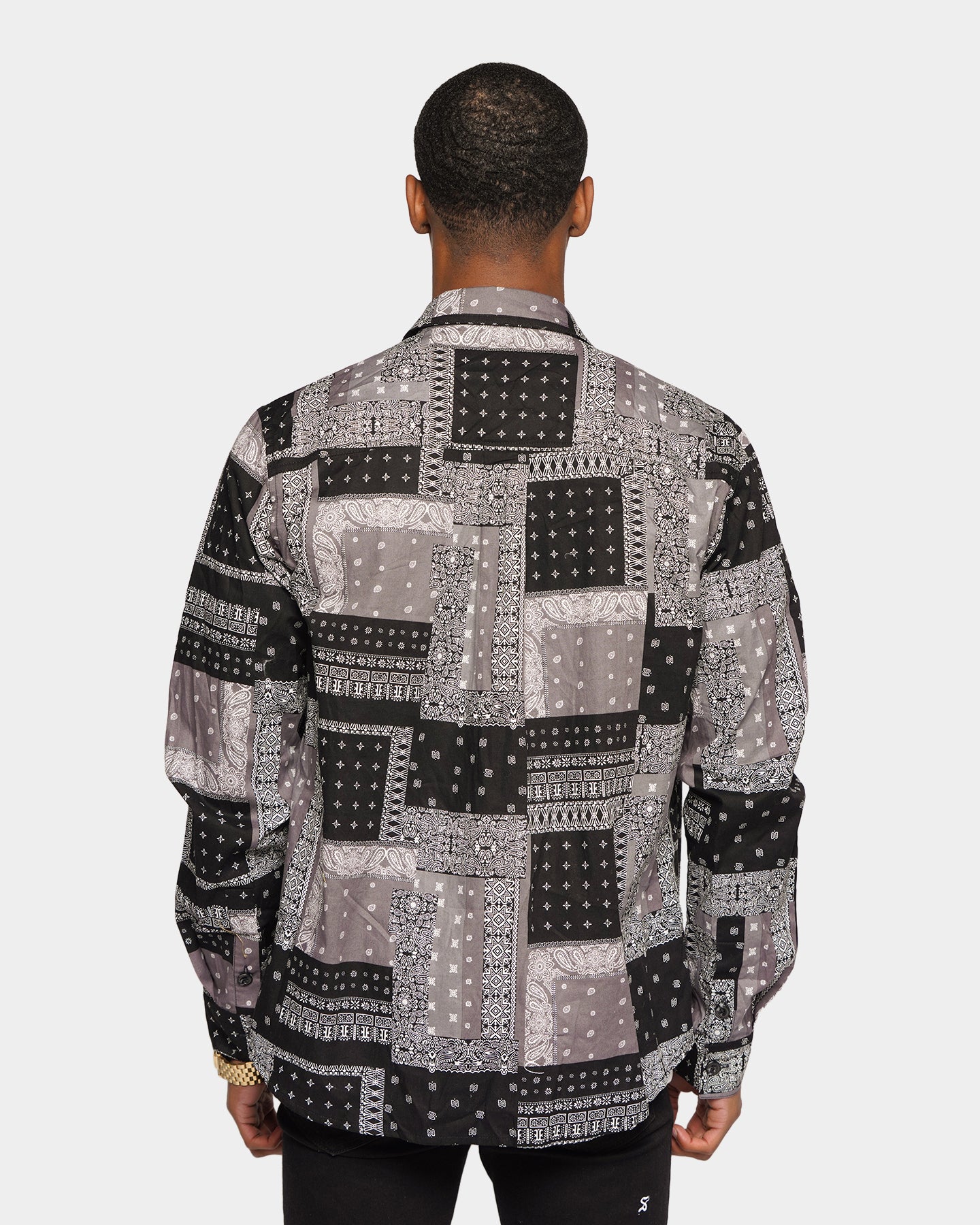 XXIII Paredea Paisley Button Up Black/White、mySite、zt4zffjzw