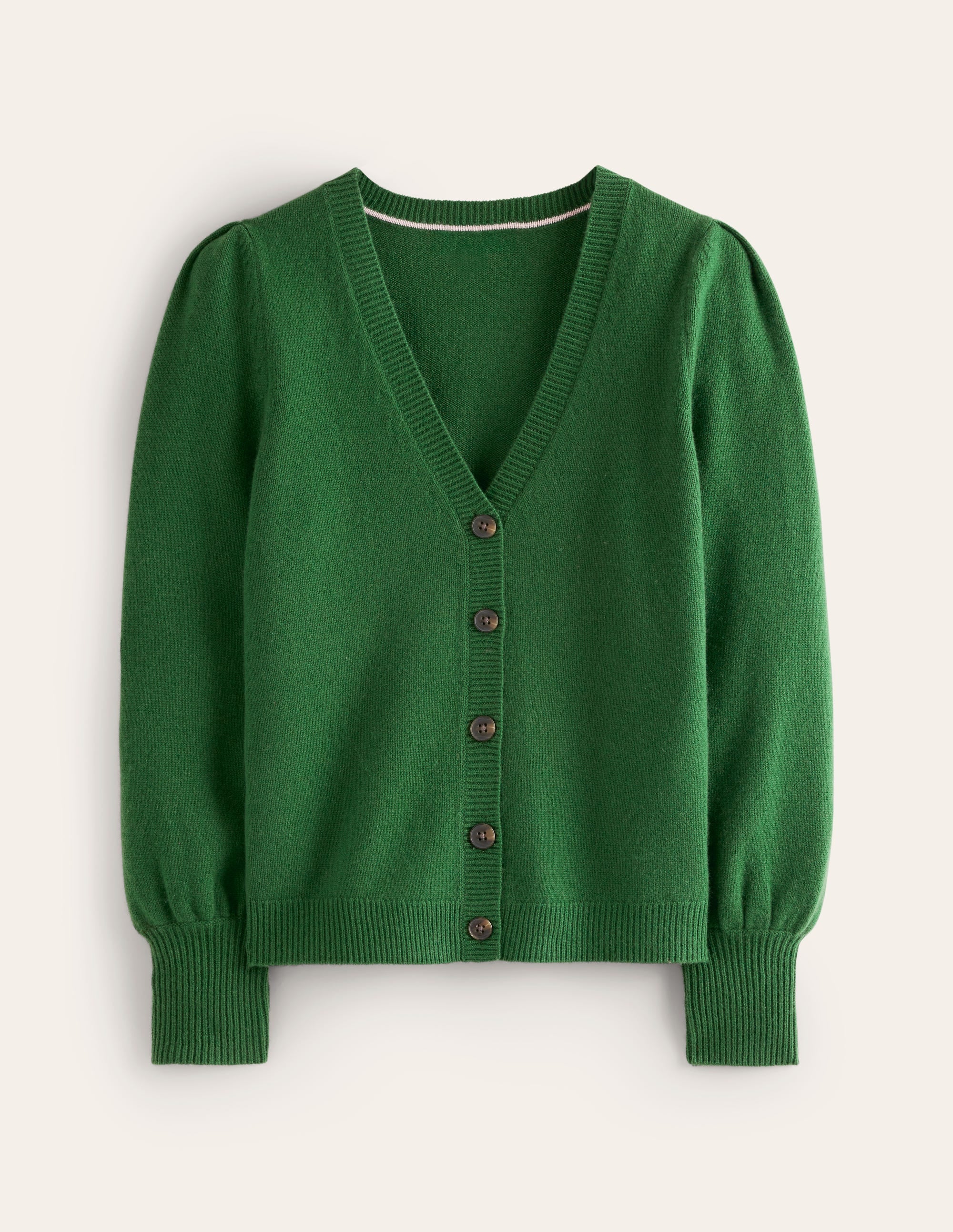  Pleated Cashmere Cardigan-Pine Green、mySite、ashleygrahame