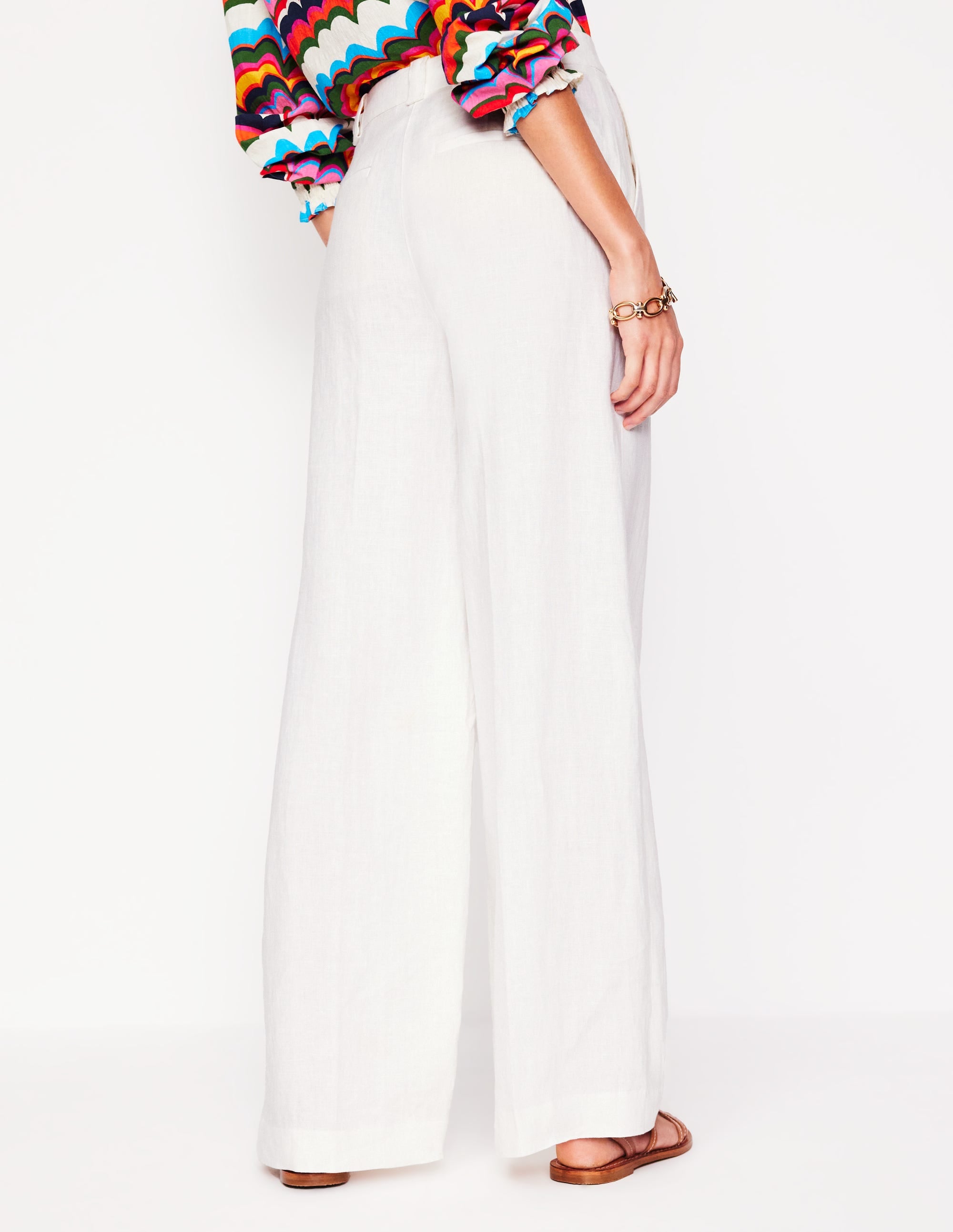  Westbourne Linen Pants-White、mySite、ashleygrahame