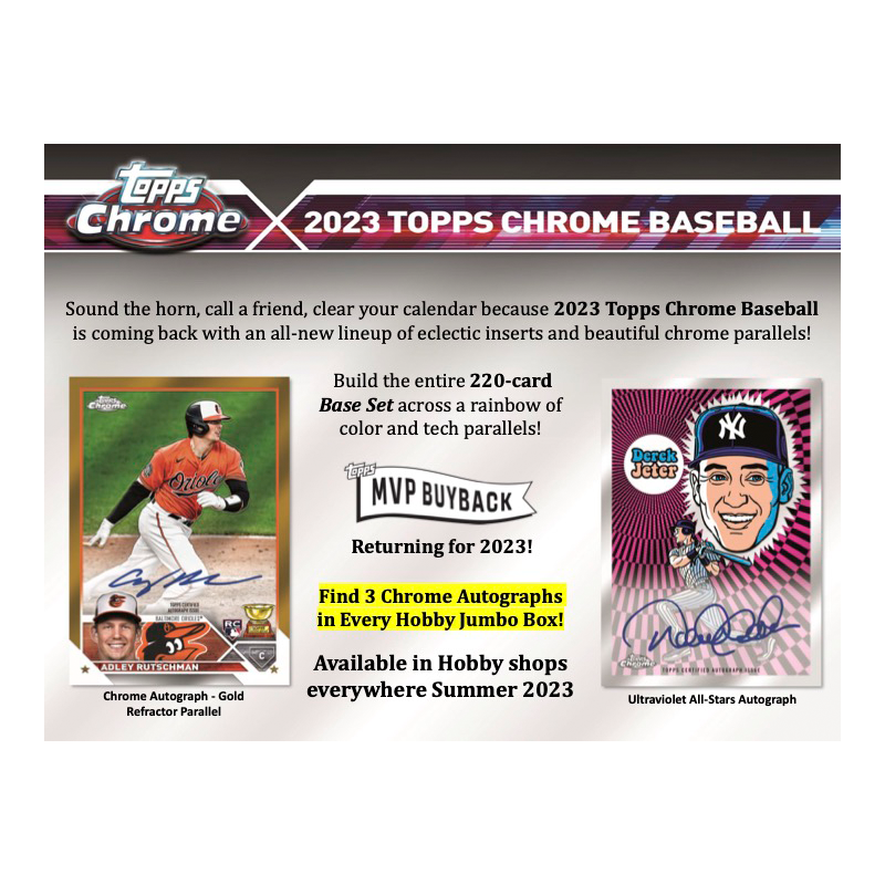 2023 Topps Chrome Baseball Jumbo 8 Box Case、mySite、waistdrama