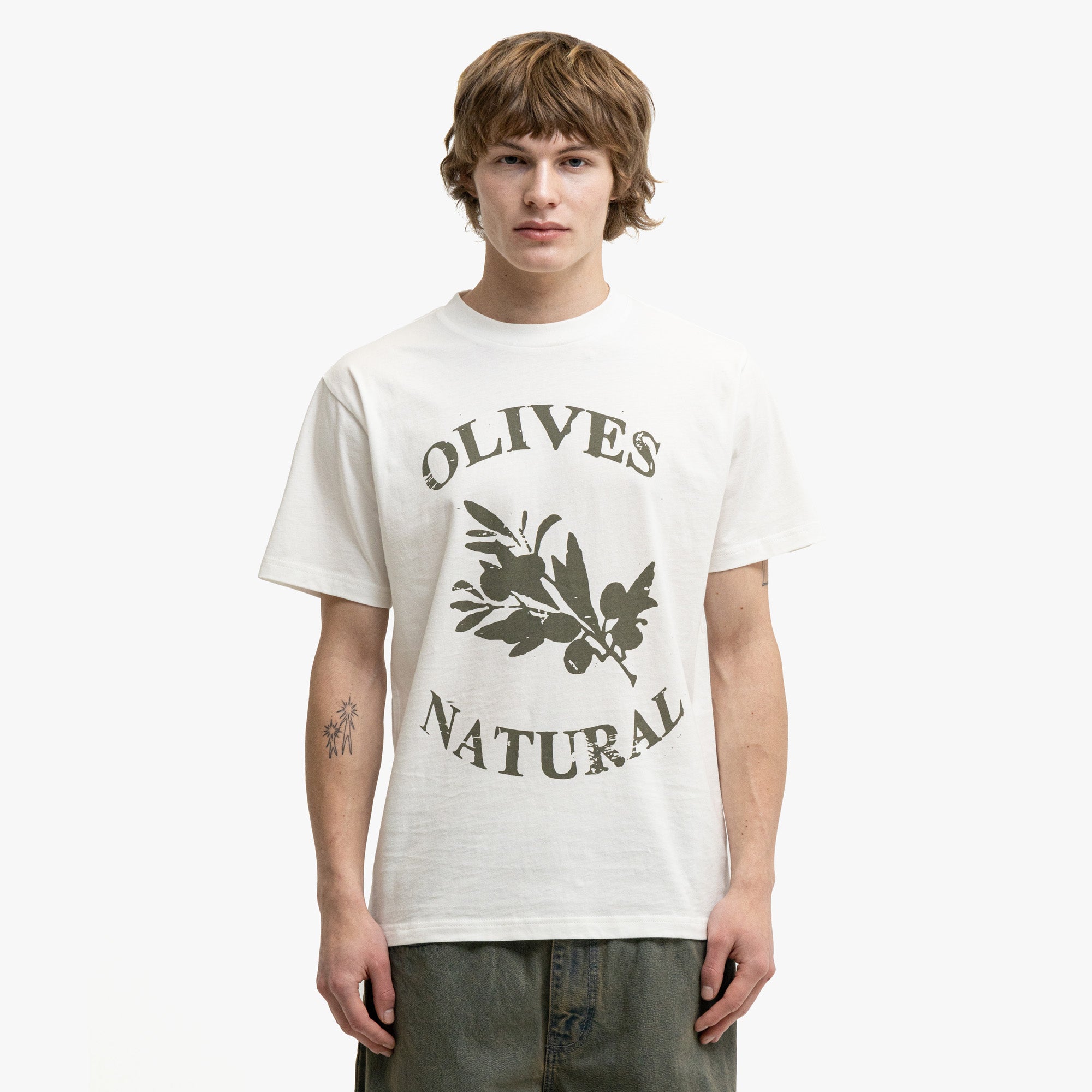  Museum Of Peace & Quiet Olives T-Shirt White、mySite、merchandisen