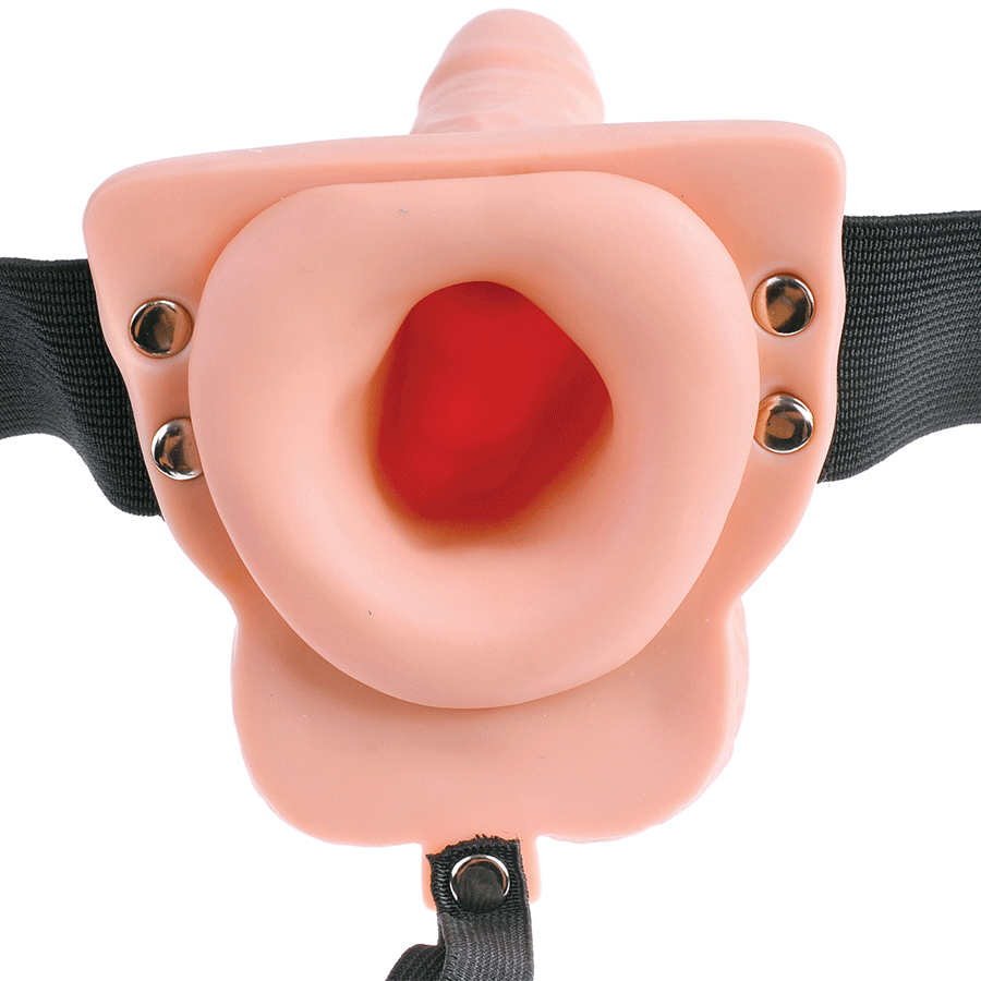 6 Inch Rechargeable Vibrating Hollow Strap On Penis Extension by Fetish Fantasy、mySite、bottomscart