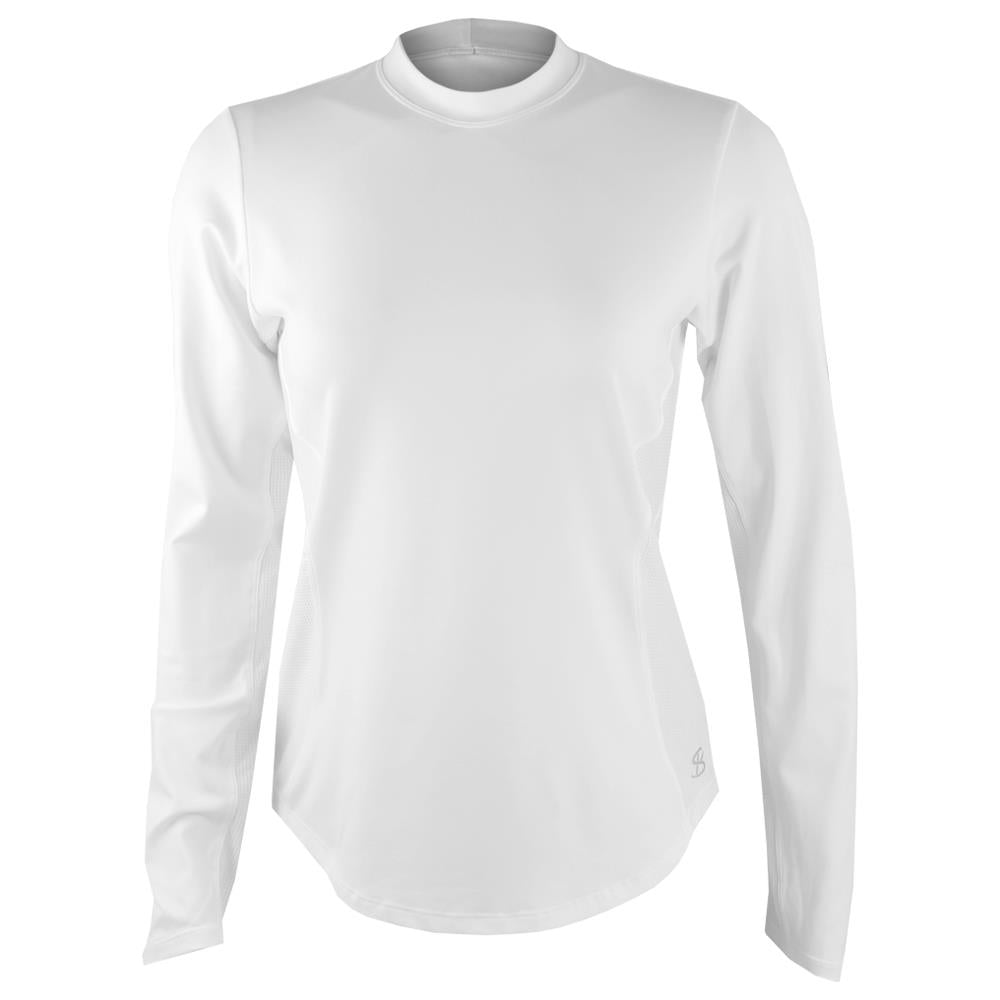Sofibella Women's UV Staples Longsleeve - White、mySite、neckold