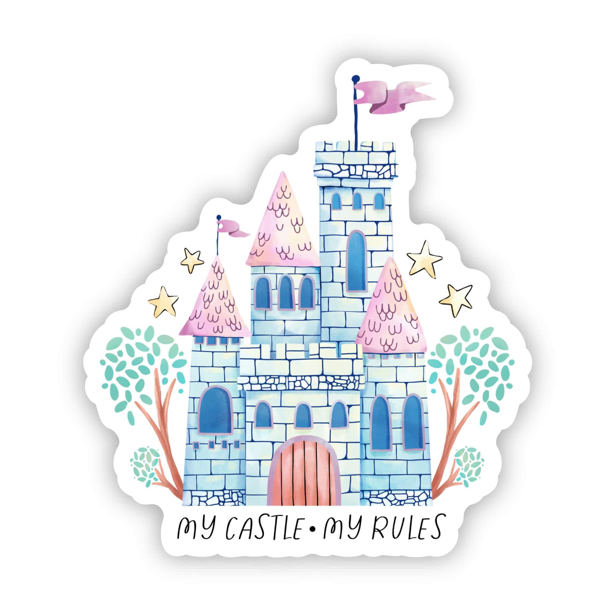  My Castle . My Rules Sticker、mySite、ghnorth