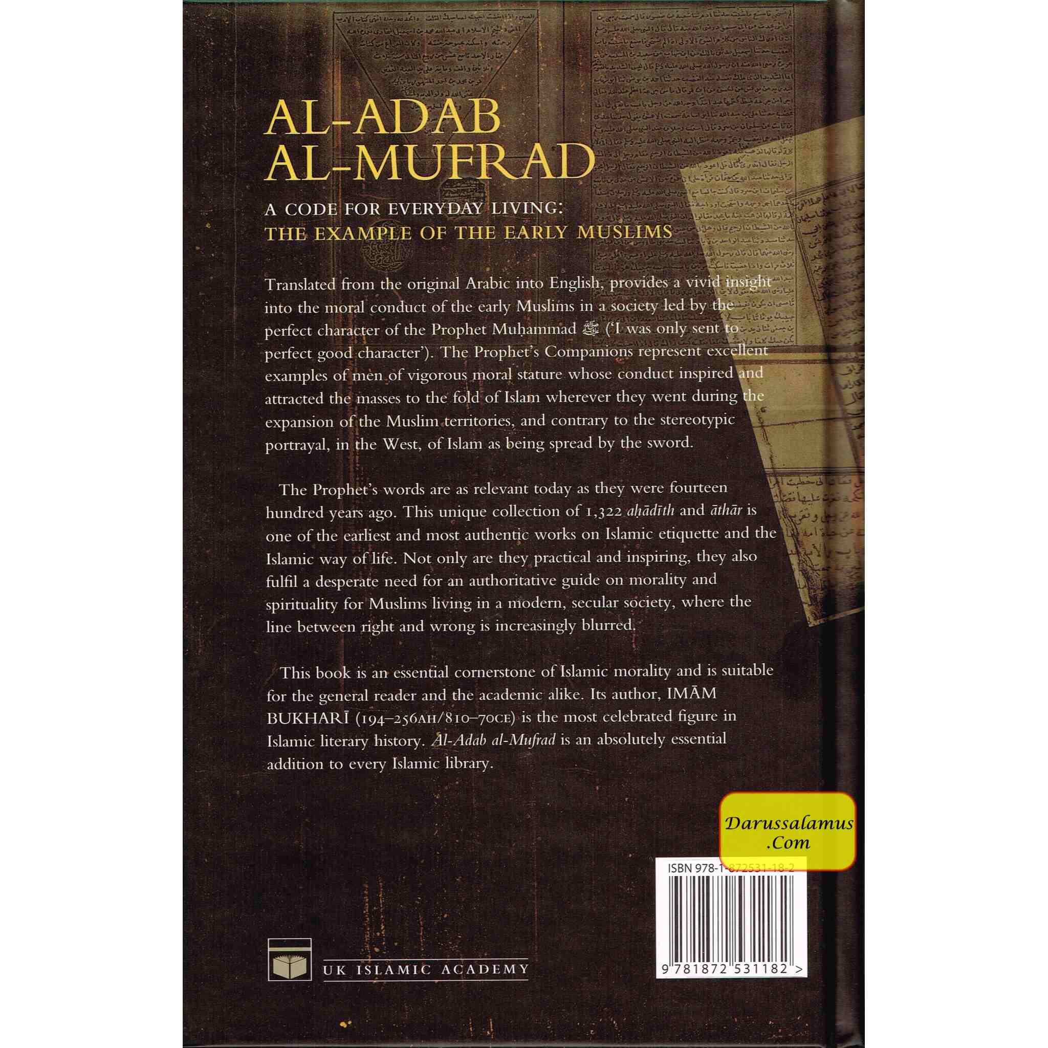 Al Adab Al Mufrad by Imam Bukhari By Imam Bukhari、mySite、topwebapps