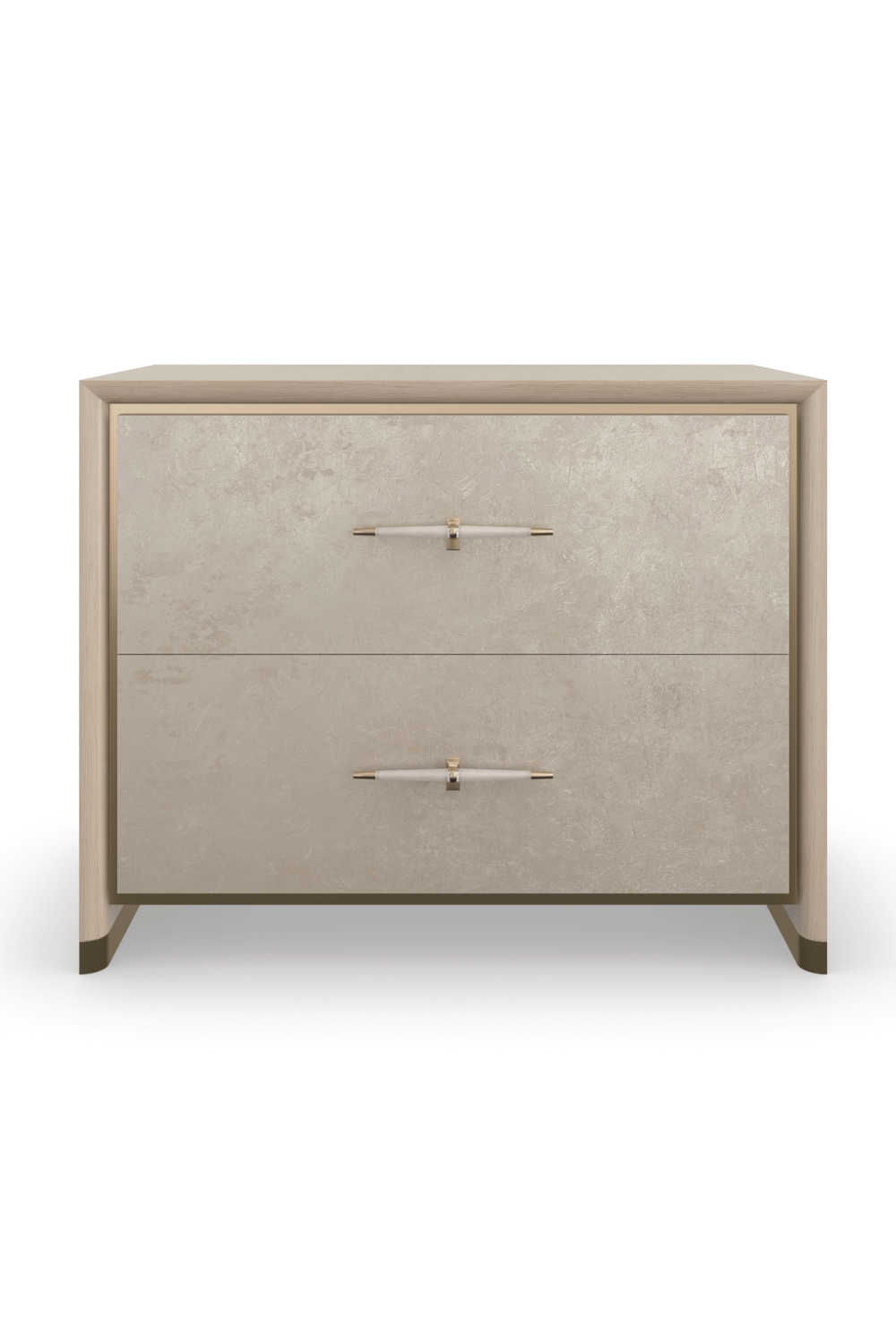 Beige 2-Drawer Nightstand | Caracole Hang Up、mySite、neckold