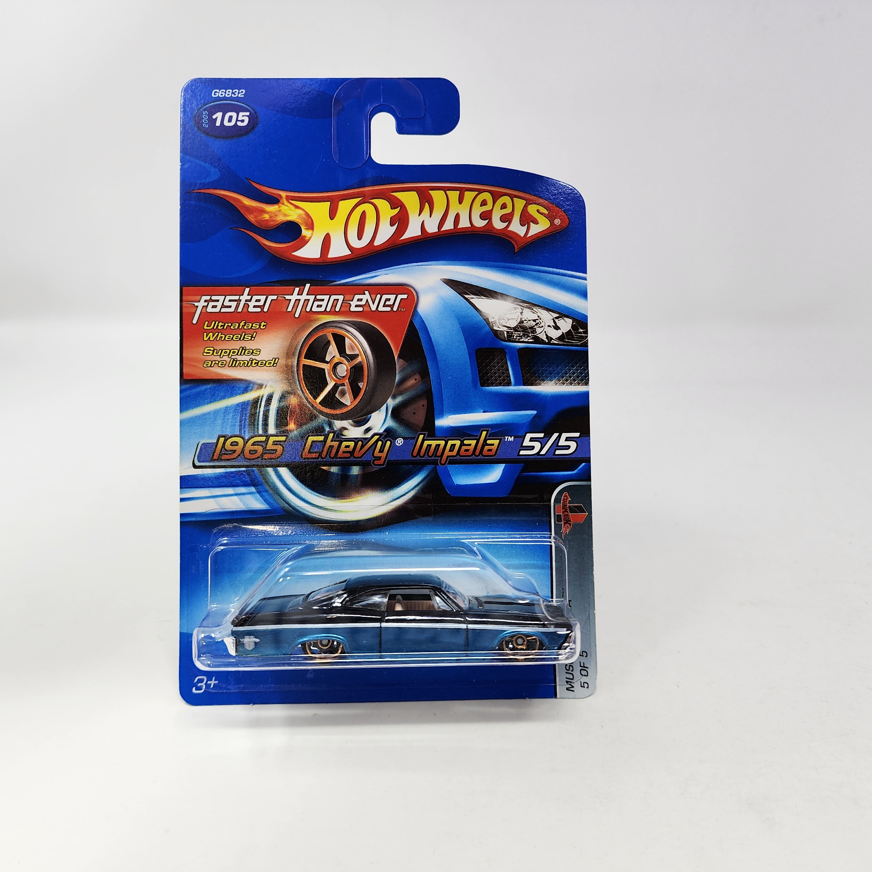 1965 Chevy Impala #105 * FTE Rims * Hot Wheels 2005、mySite、hgirdovlk