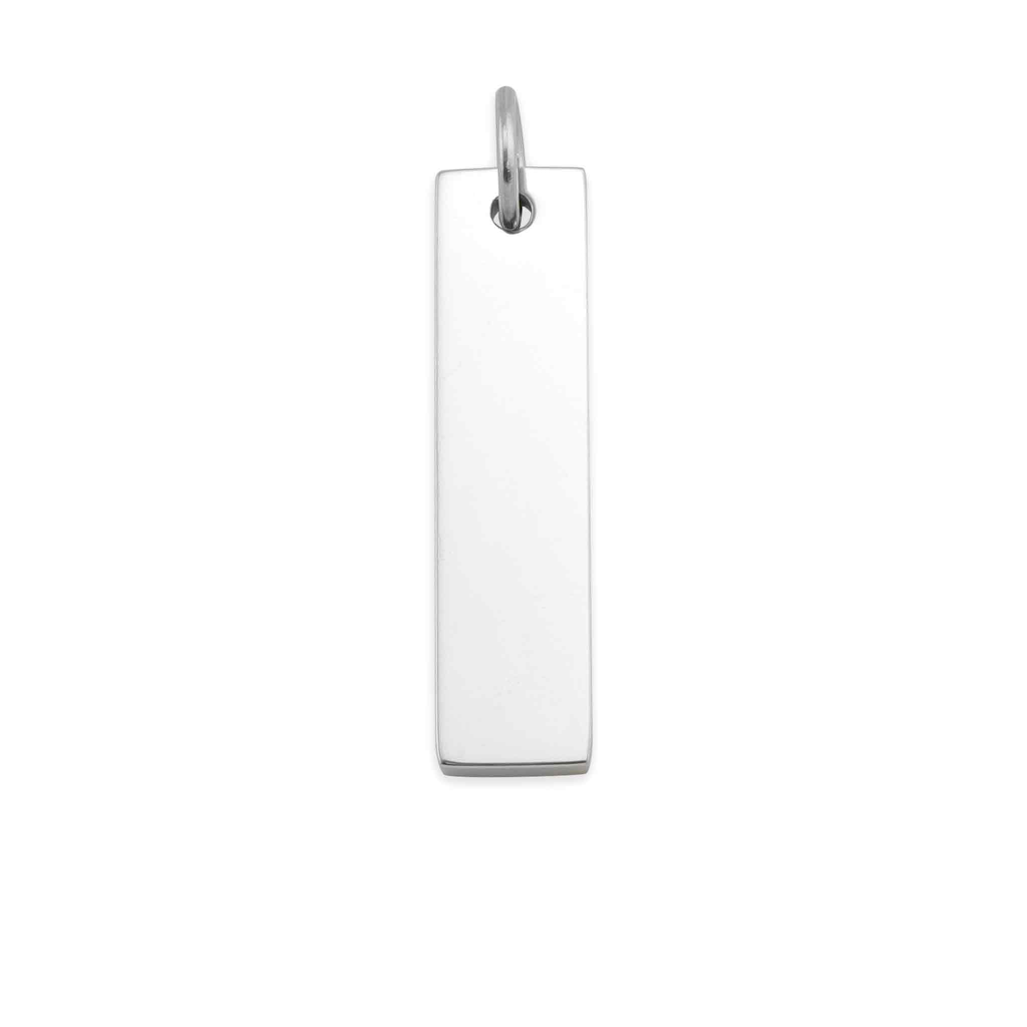 10 Pack - Polished Stainless Steel Vertical Bar Large Pendant / SBB0104、mySite、dreamappss