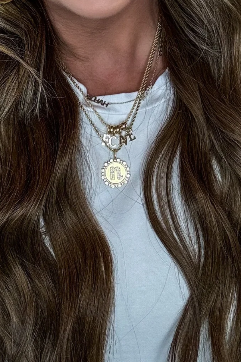 Solid Initial Charm - Charm Bar、mySite、hinf8tx79