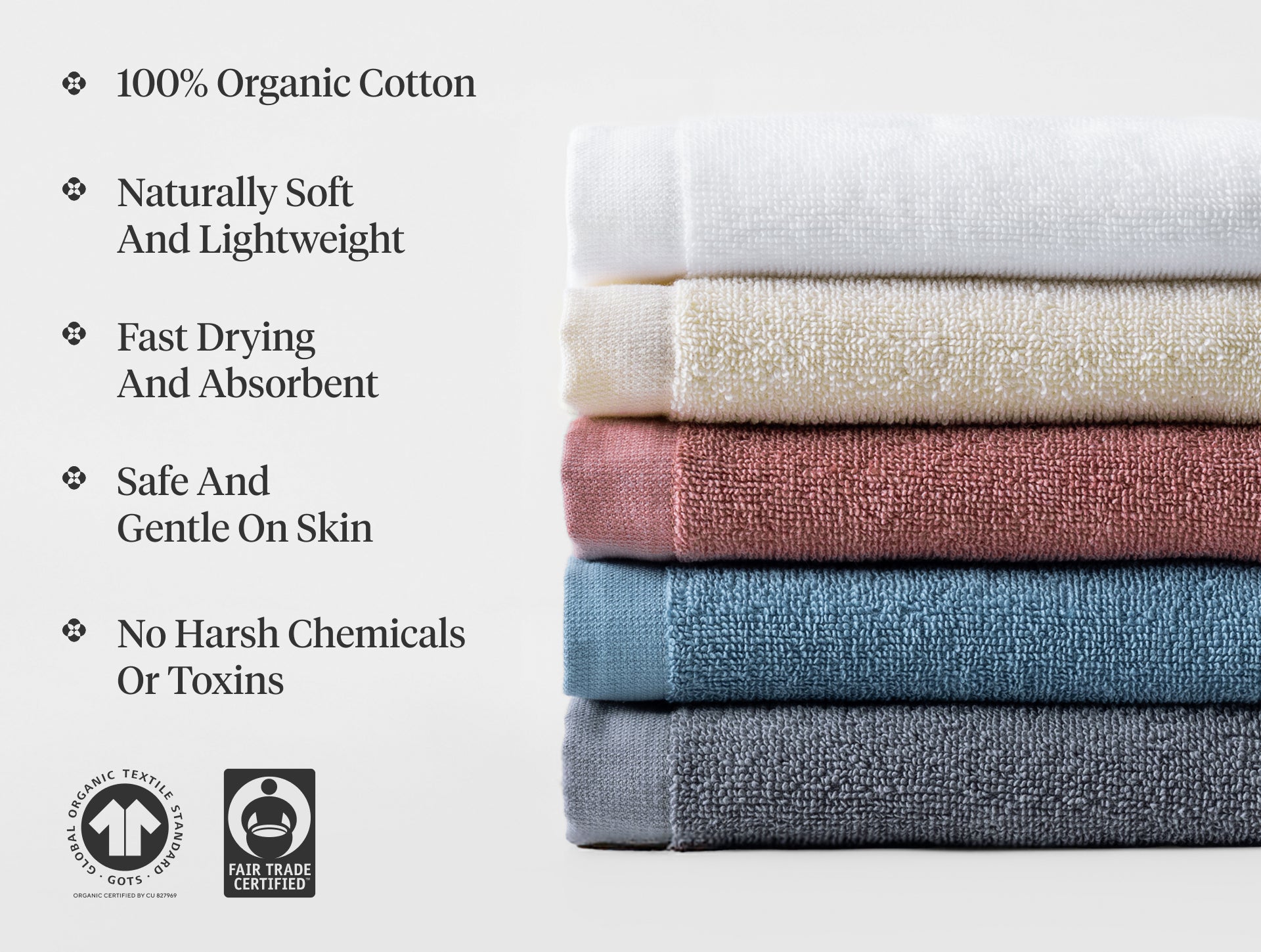  Classic Organic Towels - Set of 6、mySite、sugarbowlscore