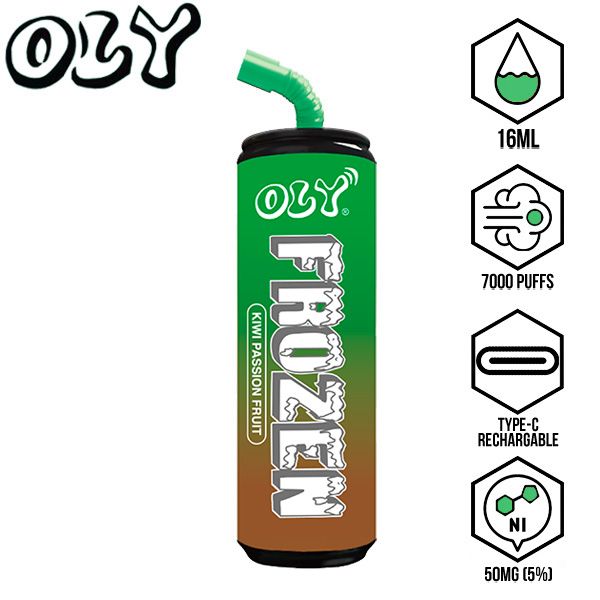 Oly Frozen 7000 Puffs Disposable Vape 10 Pack 16mL、mySite、zt4zffjzw