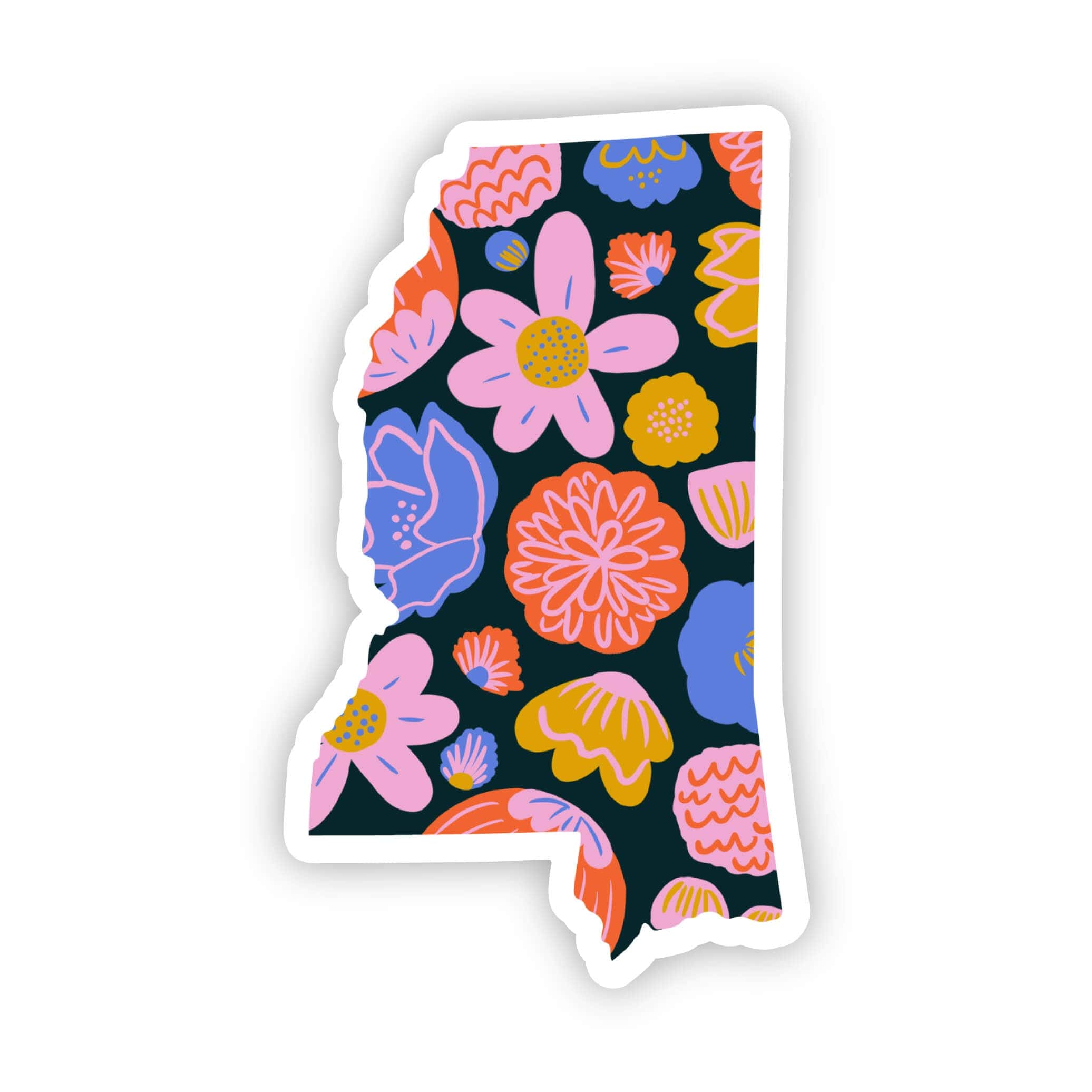 Mississippi Sticker - Colorful Flower、mySite、elrpsem3k