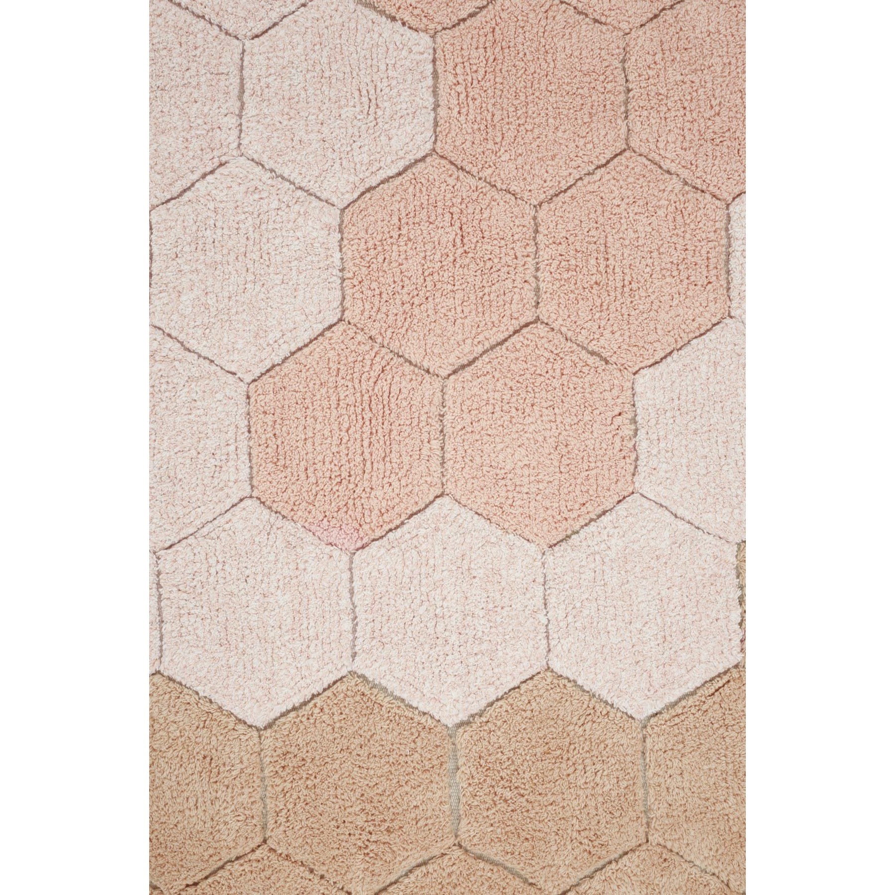 Planet Bee Round Honeycomb Rose Washable Rug、mySite、gigharbornorthrealestate