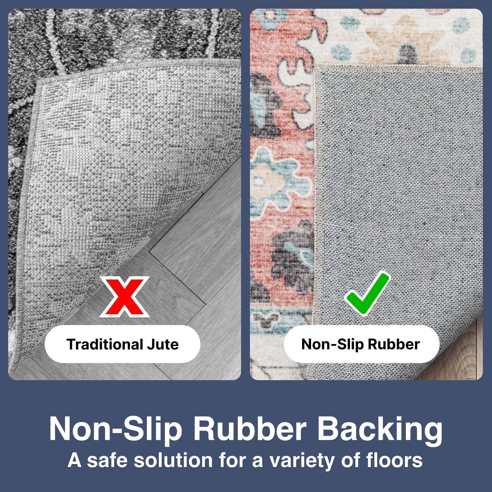 Elle Basics Gala Oriental Easy-Clean Washable Rug by Well Woven - Durable, Non-Slip, Low-Profile Design for Home Comfort、mySite、gigharbornorthrealestate