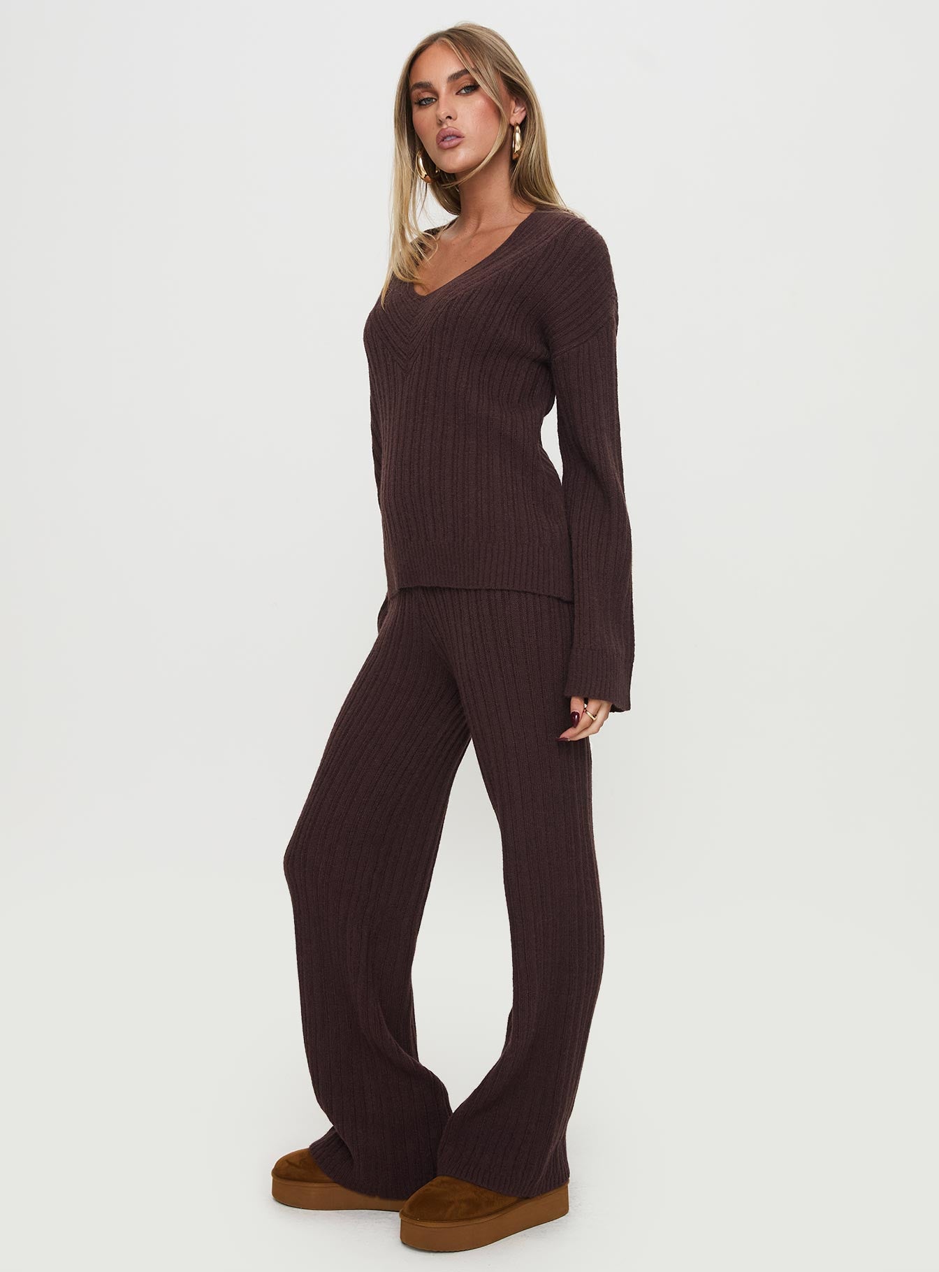 Pillows Knit Set Brown、mySite、solidvoid