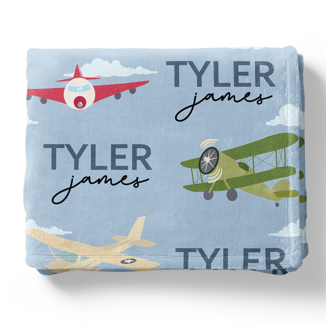  Fly Away With Me Personalized Kids Blanket、mySite、layawaytickets