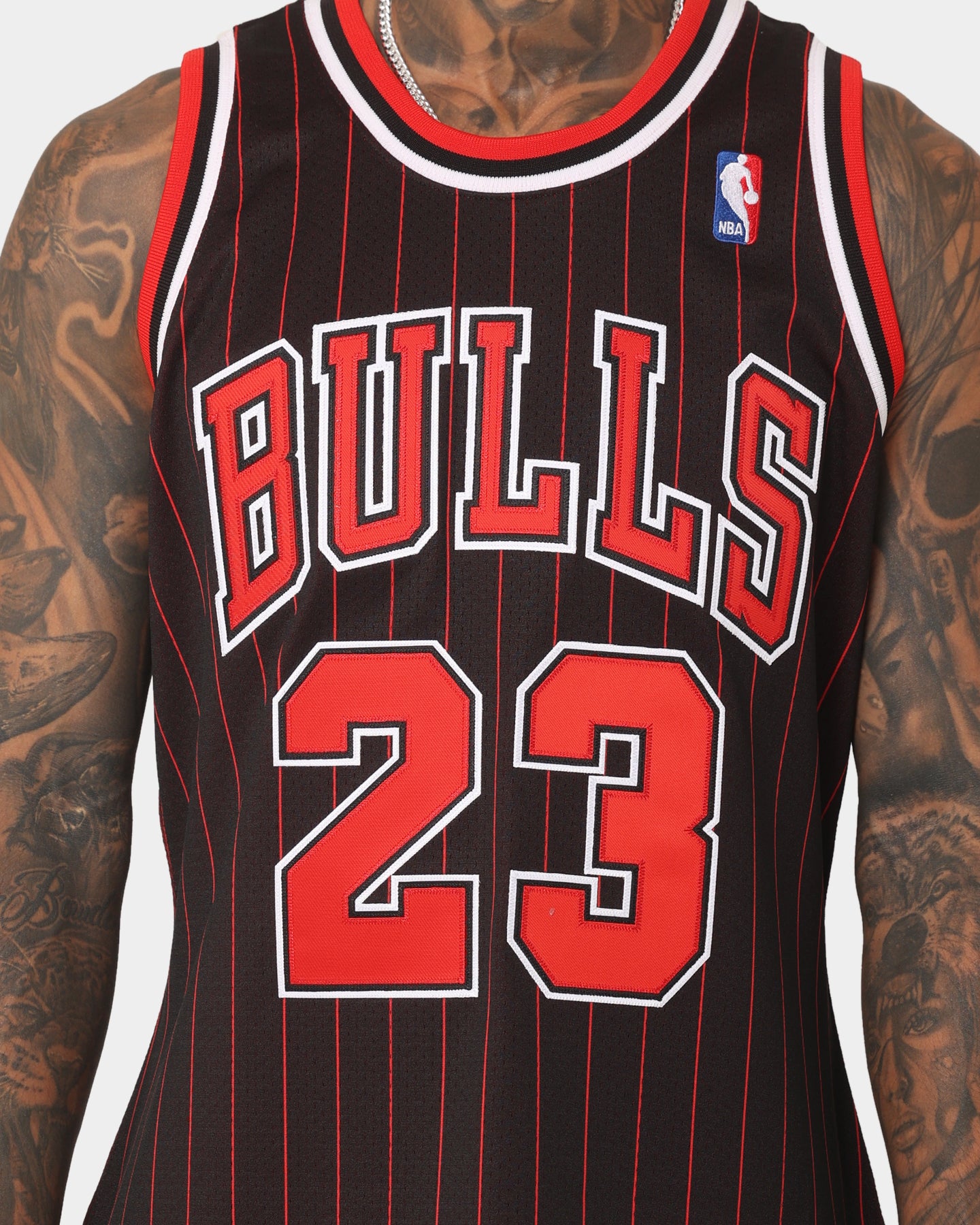 Mitchell & Ness Chicago Bulls Michael Jordan '95-'96 #23 Authentic Jersey Black、mySite、zt4zffjzw