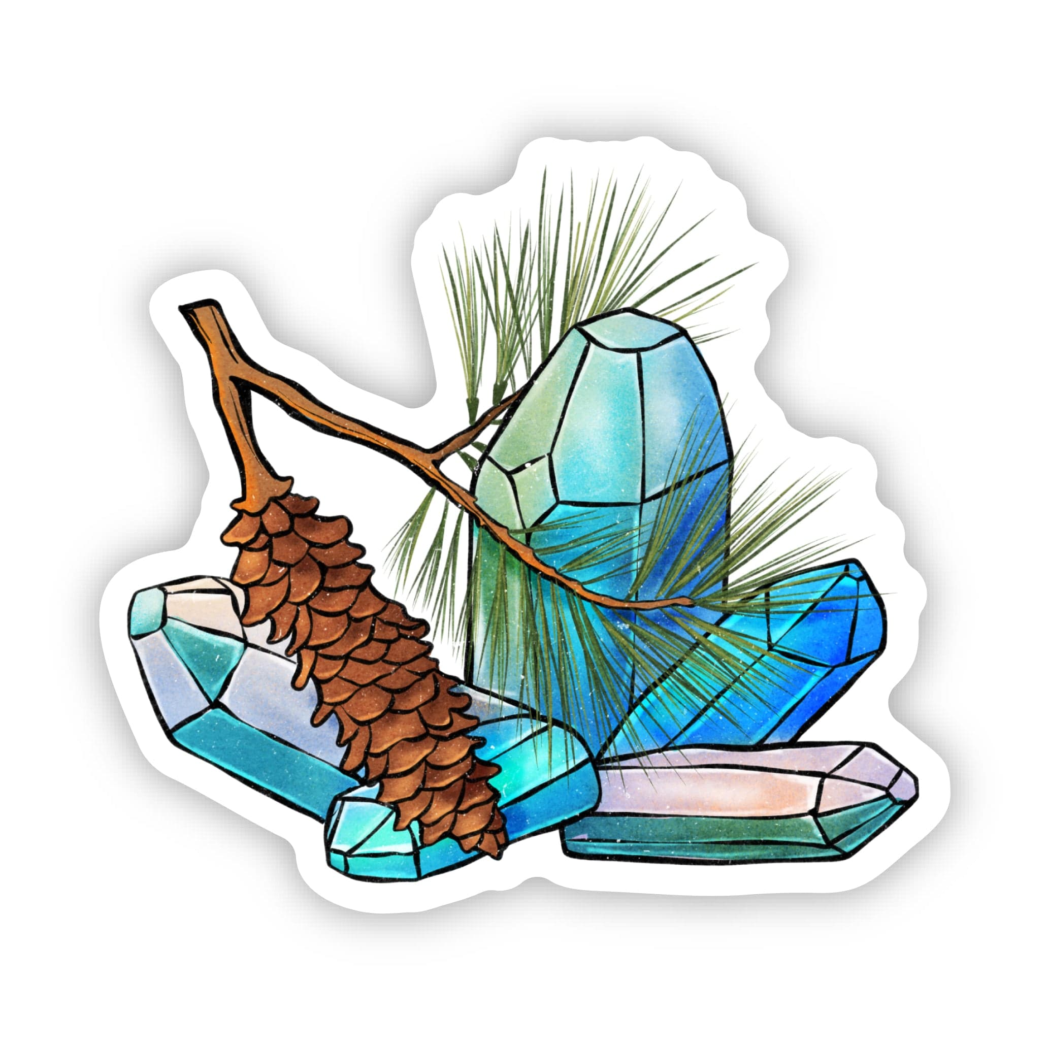  Idaho Gems State Sticker、mySite、ghnorth