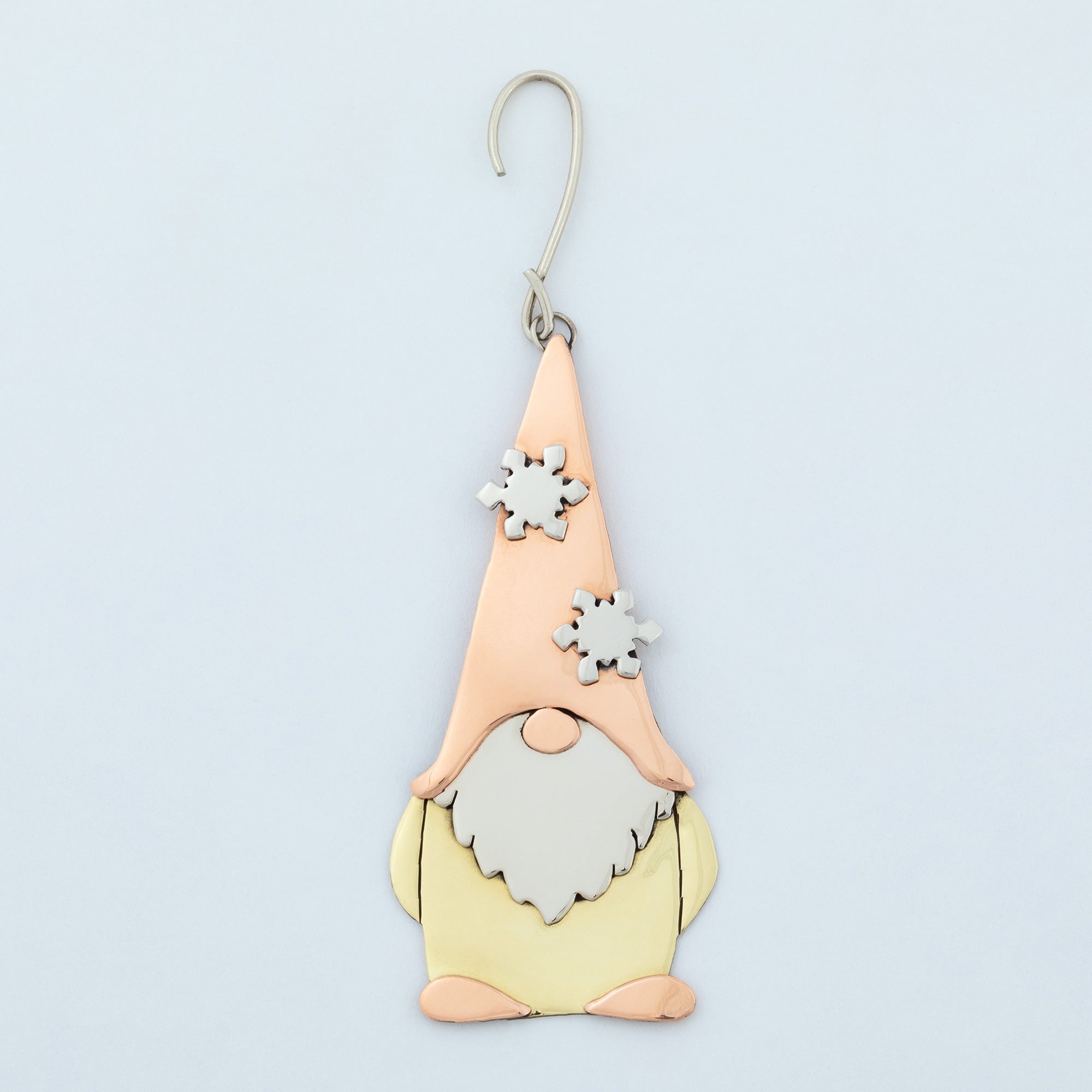 Cute Gnome Mixed Metal Ornament、mySite、camillekostekn