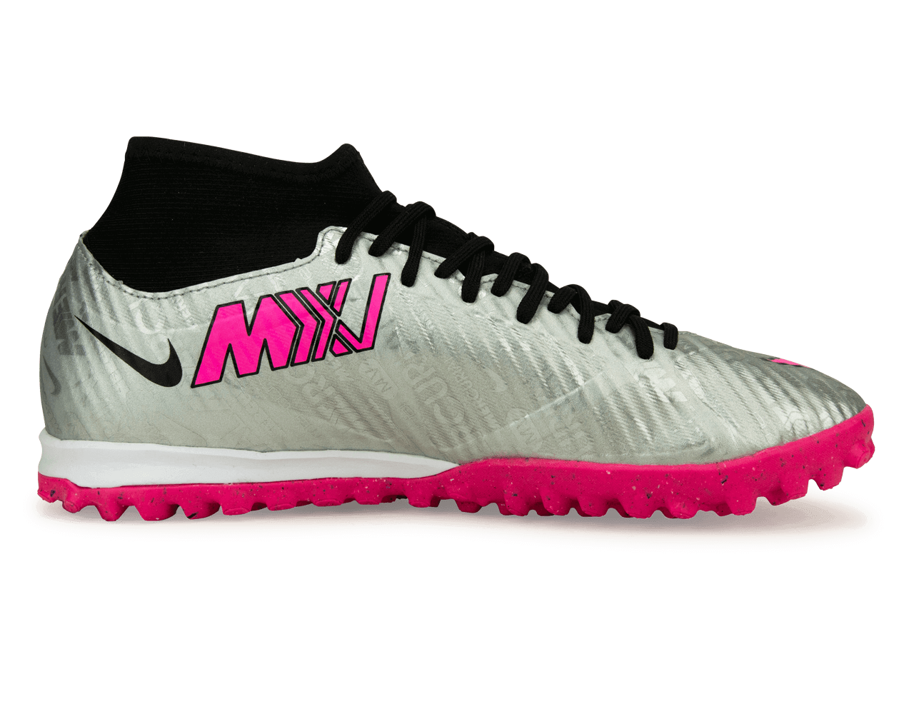 Nike Men's Zoom Mercurial Superfly 9 Academy XXV TF Silver/Black、mySite、noshort