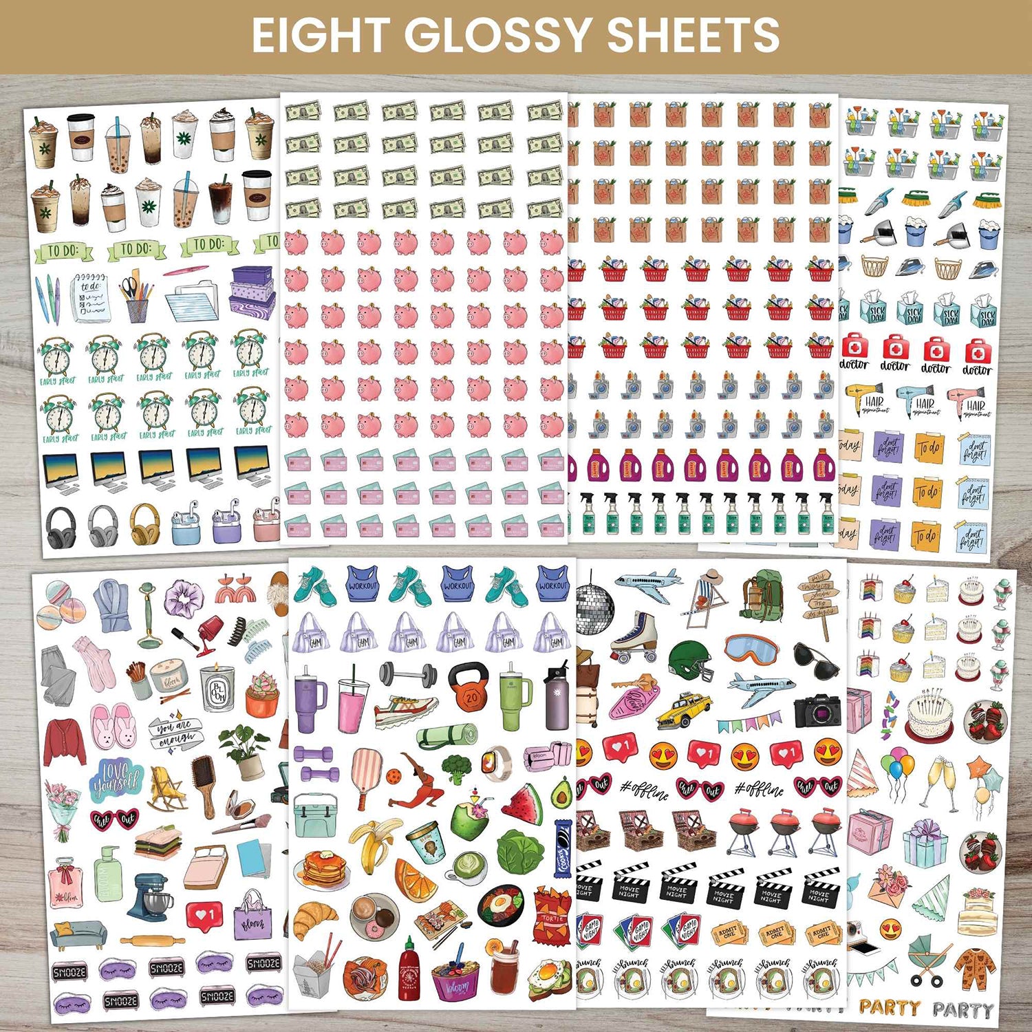  Everyday Essentials Planner Stickers Pack、mySite、ghnorth