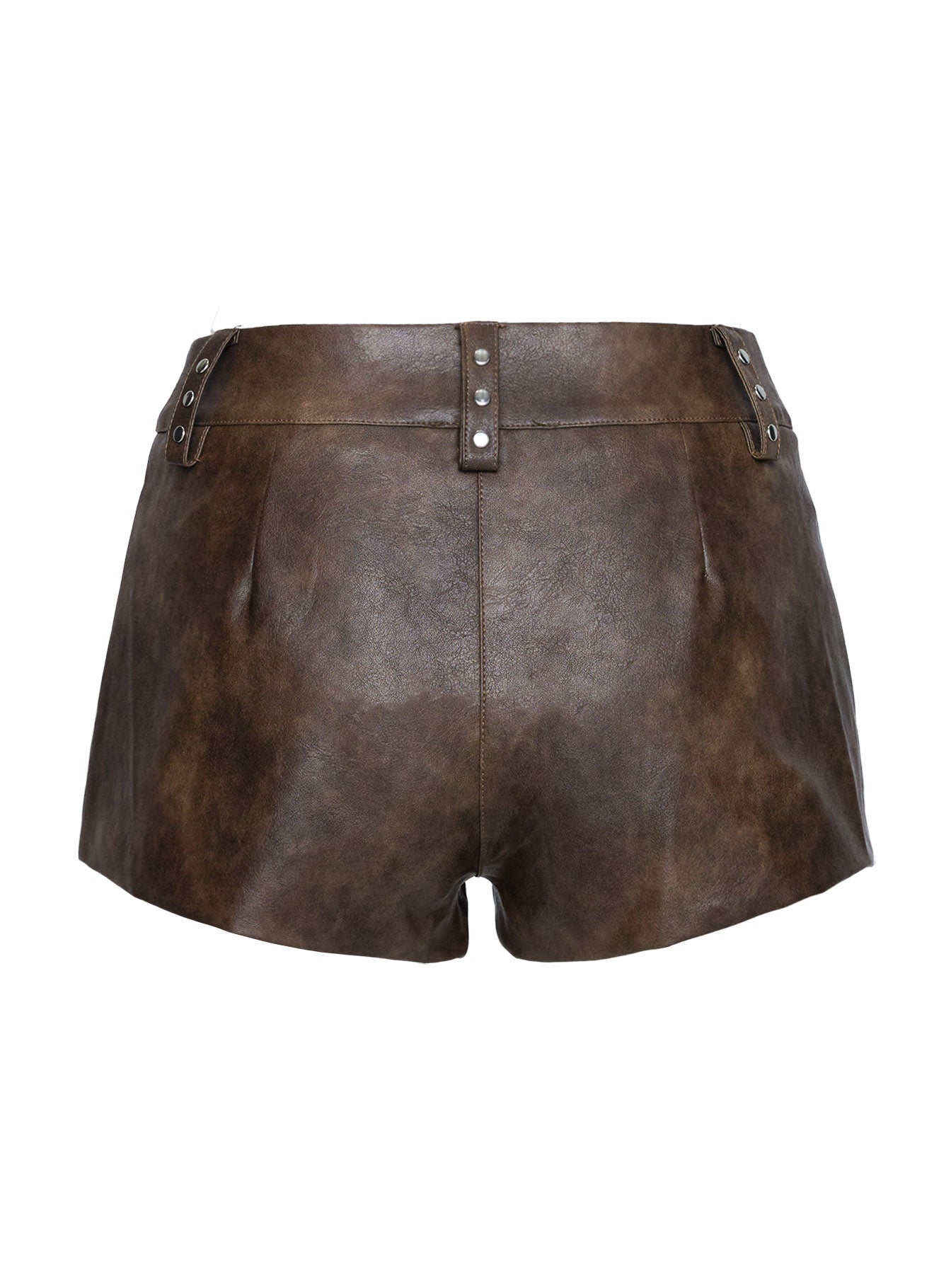 Kenickie Stud Micro Shorts Brown、mySite、solidvoid