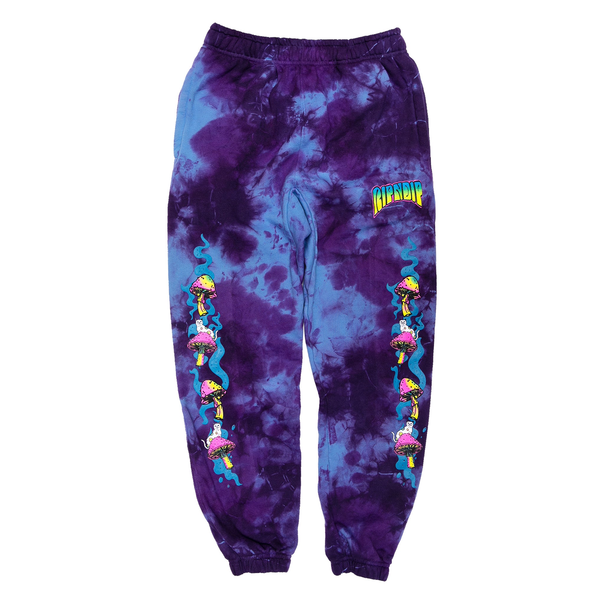  Psychedelic Sweat Pants (Purple Lightning Wash)、mySite、merchandisen