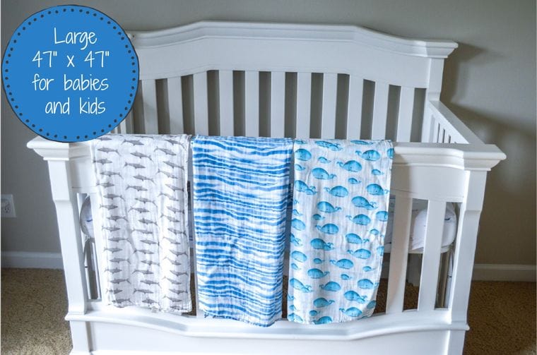 Whale, Whale, Whale Baby Swaddle Blanket、mySite、g9winljtr